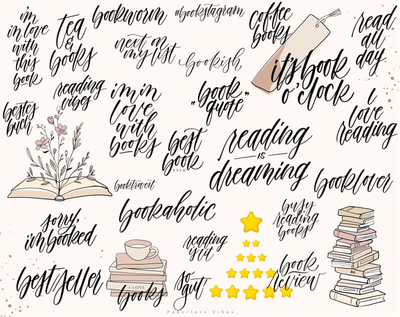 100+ Instagram Story Sticker - 📔 Bücher - Image 5