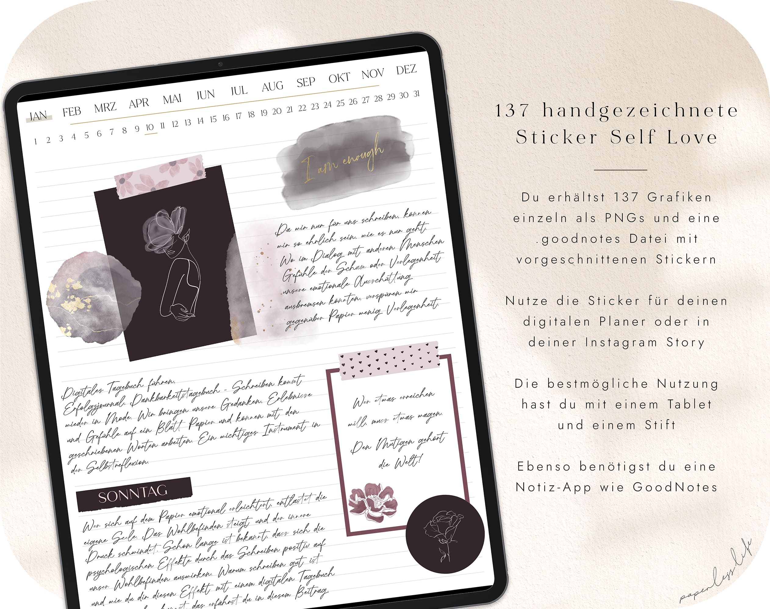 Digitale Sticker | Self Love - Image 8