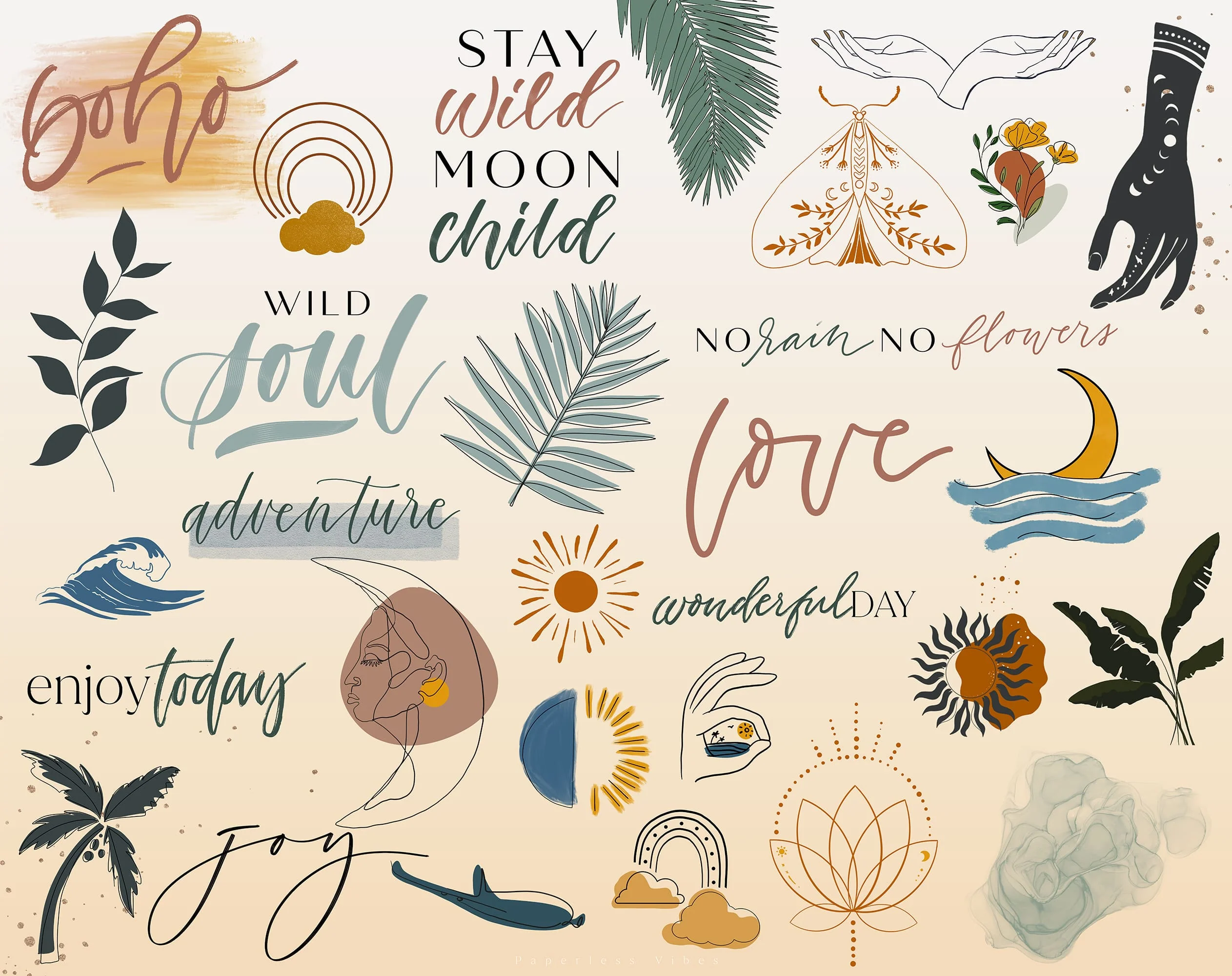 150+ Instagram Story Sticker - ⋒ Boho - Image 6