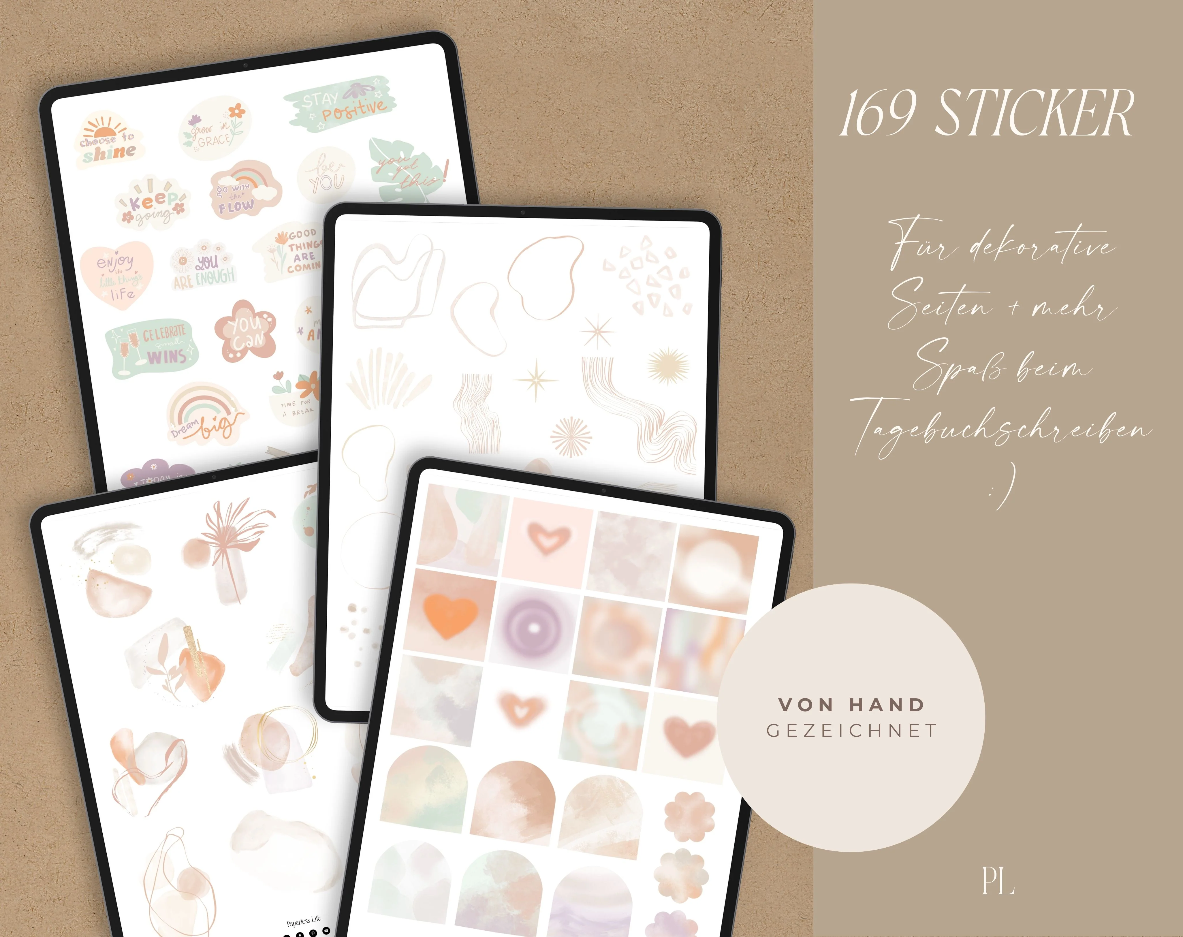 Digitale Sticker | Dekorative Journal Sticker - Image 2