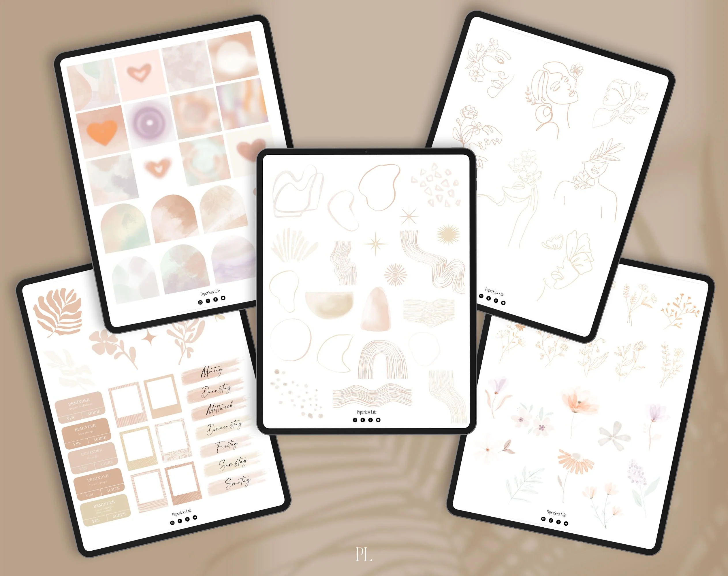 Digitale Sticker | Dekorative Journal Sticker - Image 3