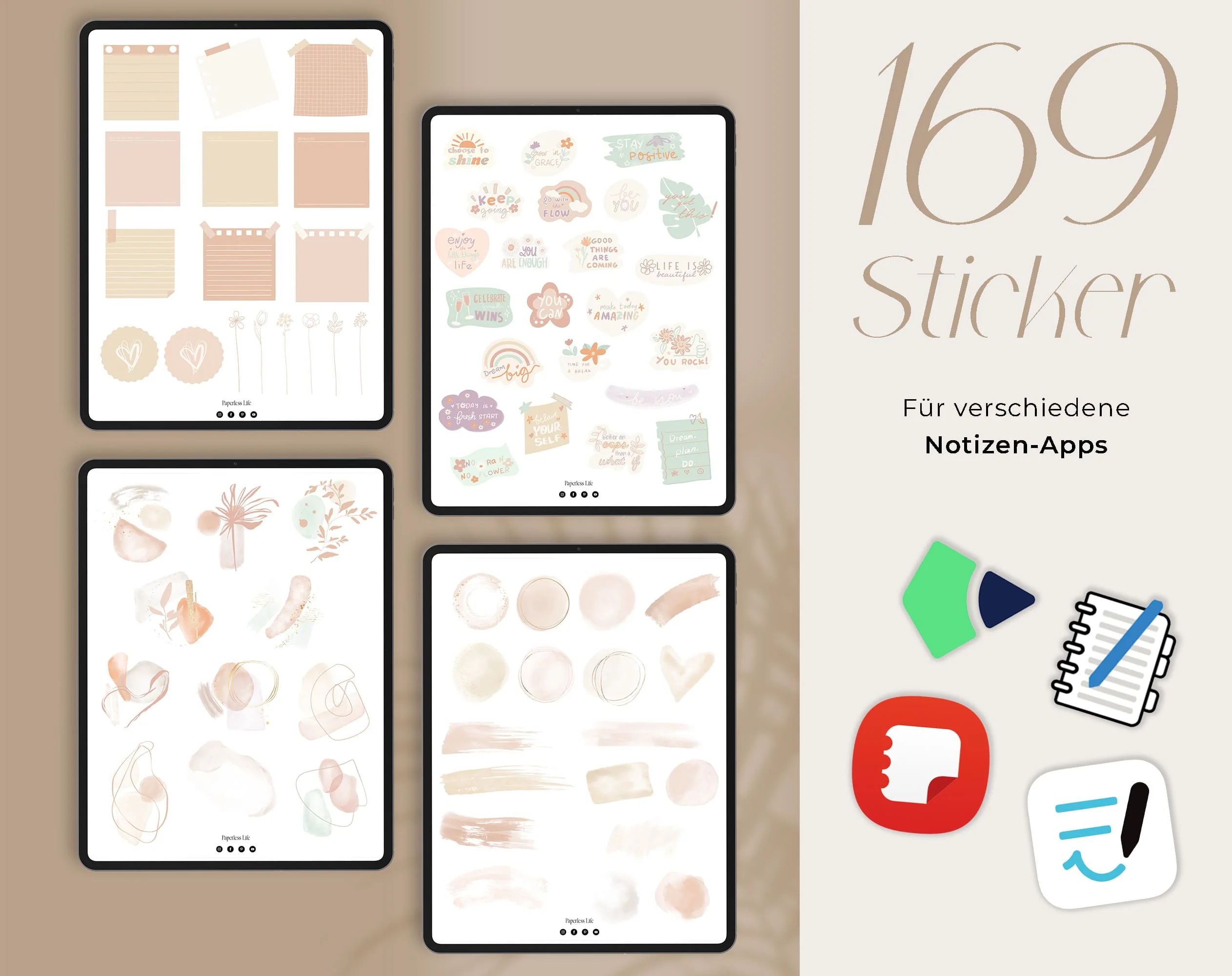 Digitale Sticker | Dekorative Journal Sticker - Image 4