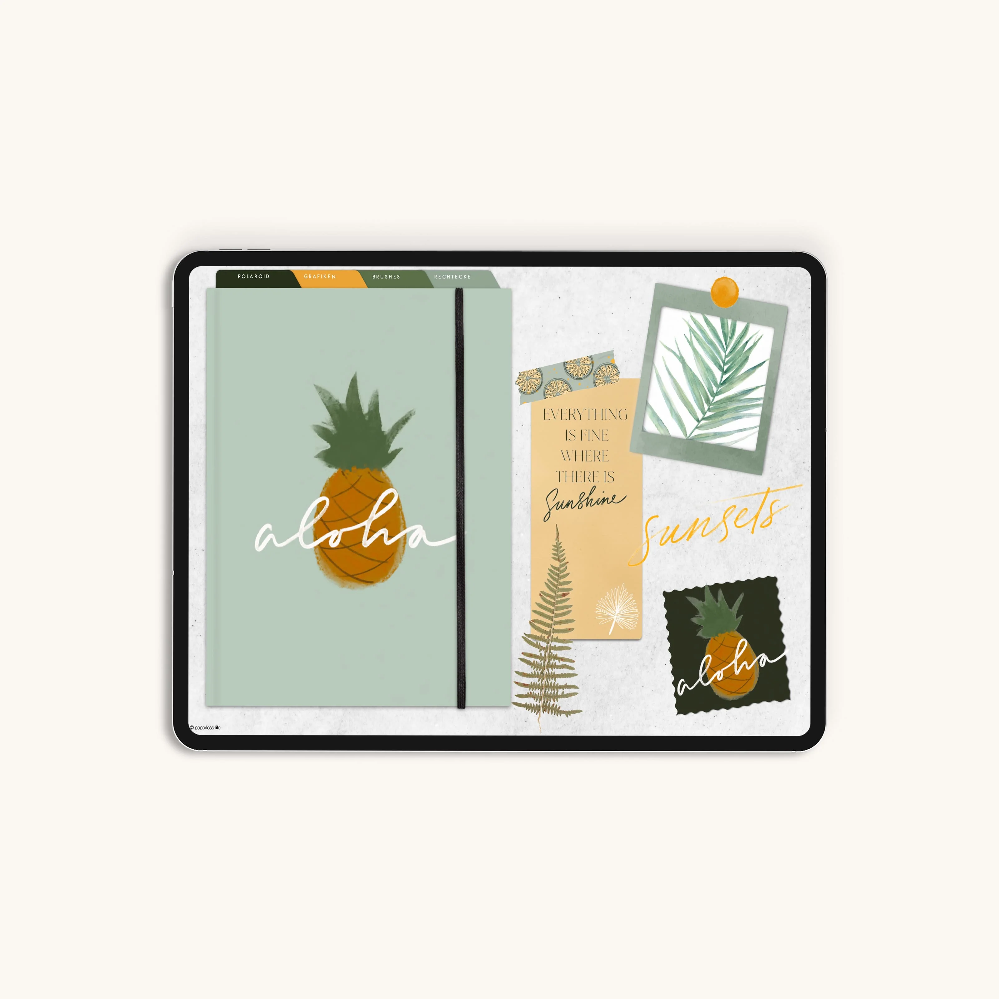 Digitale Sticker | Tropical Set