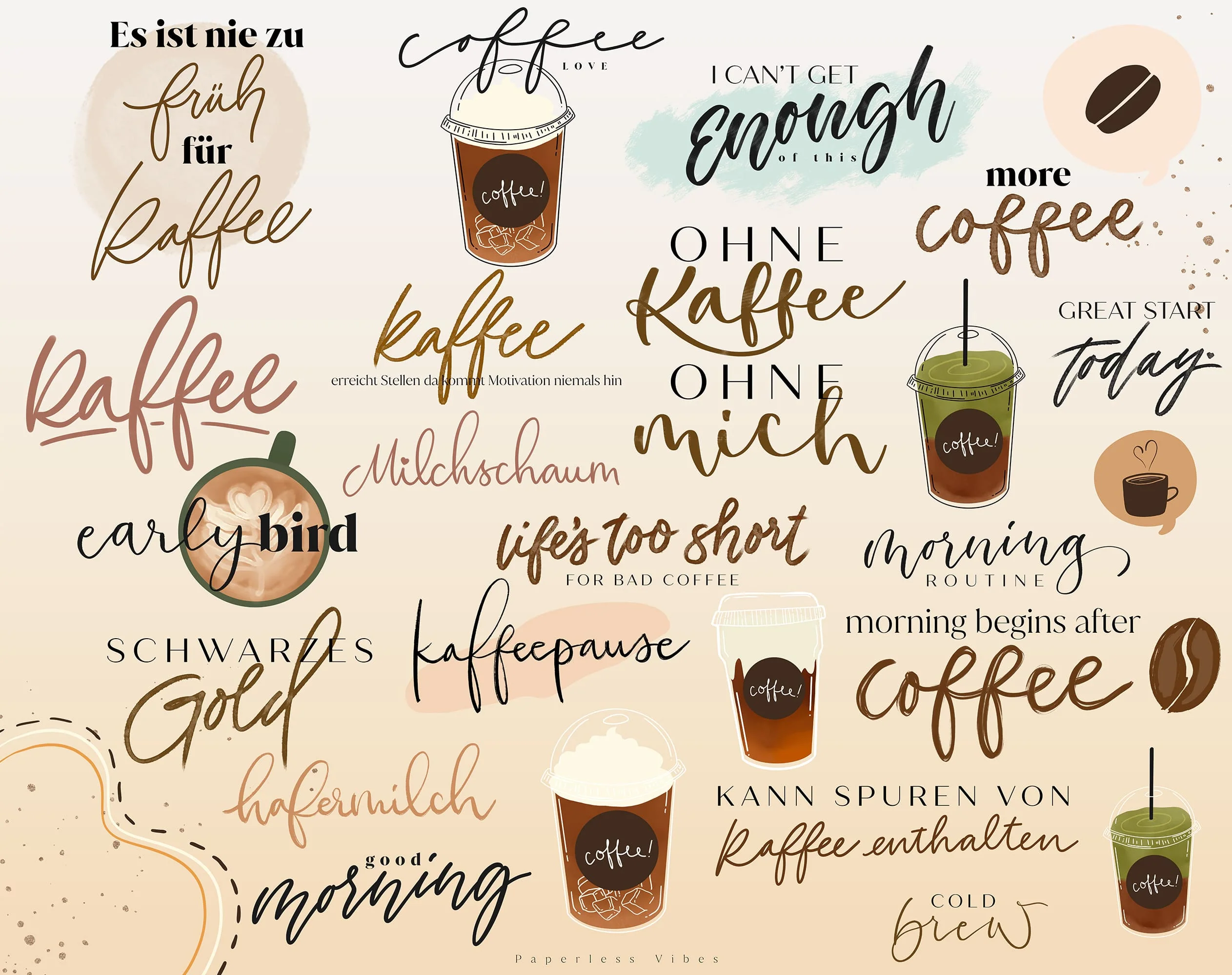 170+ Instagram Story Sticker - ☕ Kaffee - Image 4