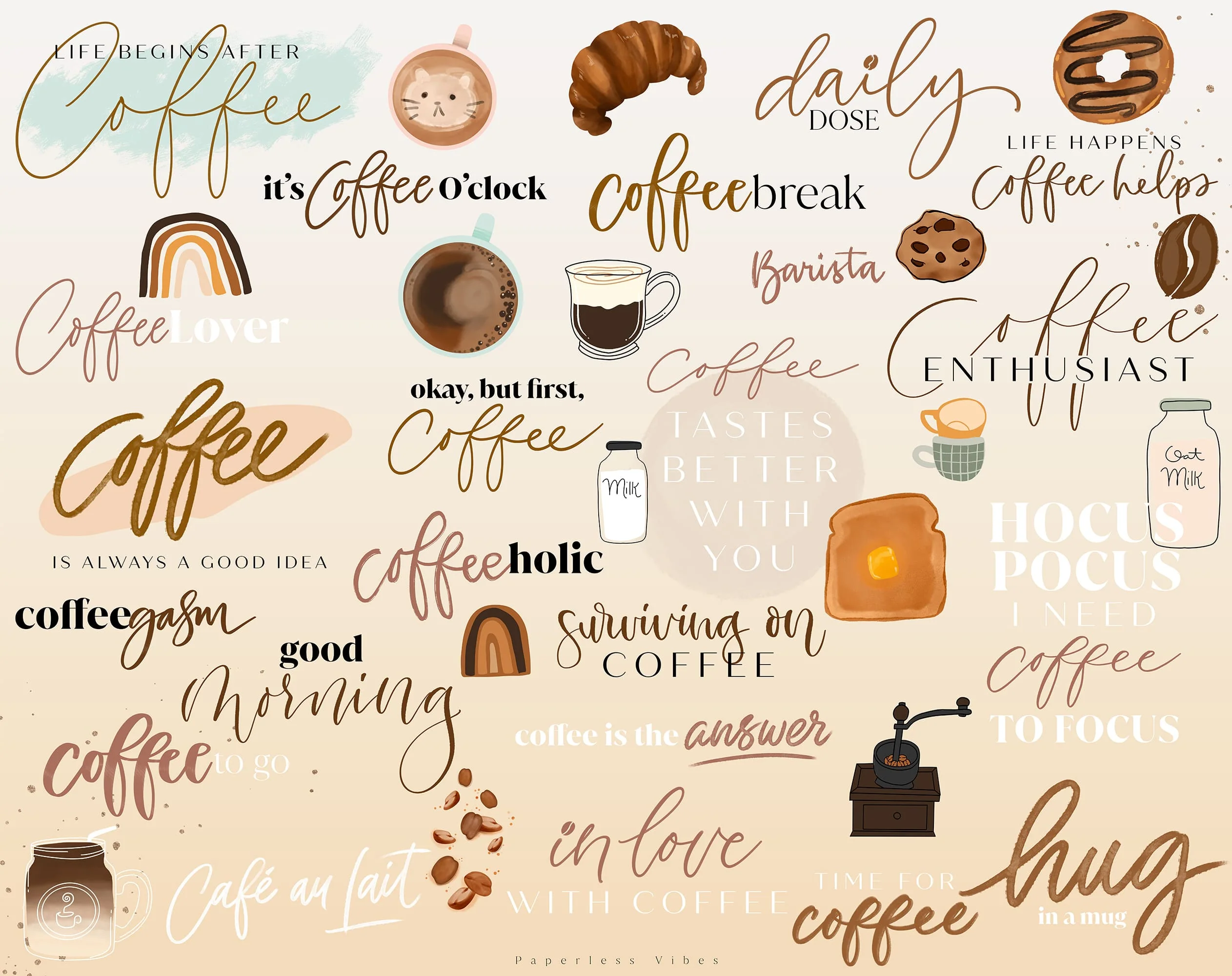 170+ Instagram Story Sticker - ☕ Kaffee - Image 5