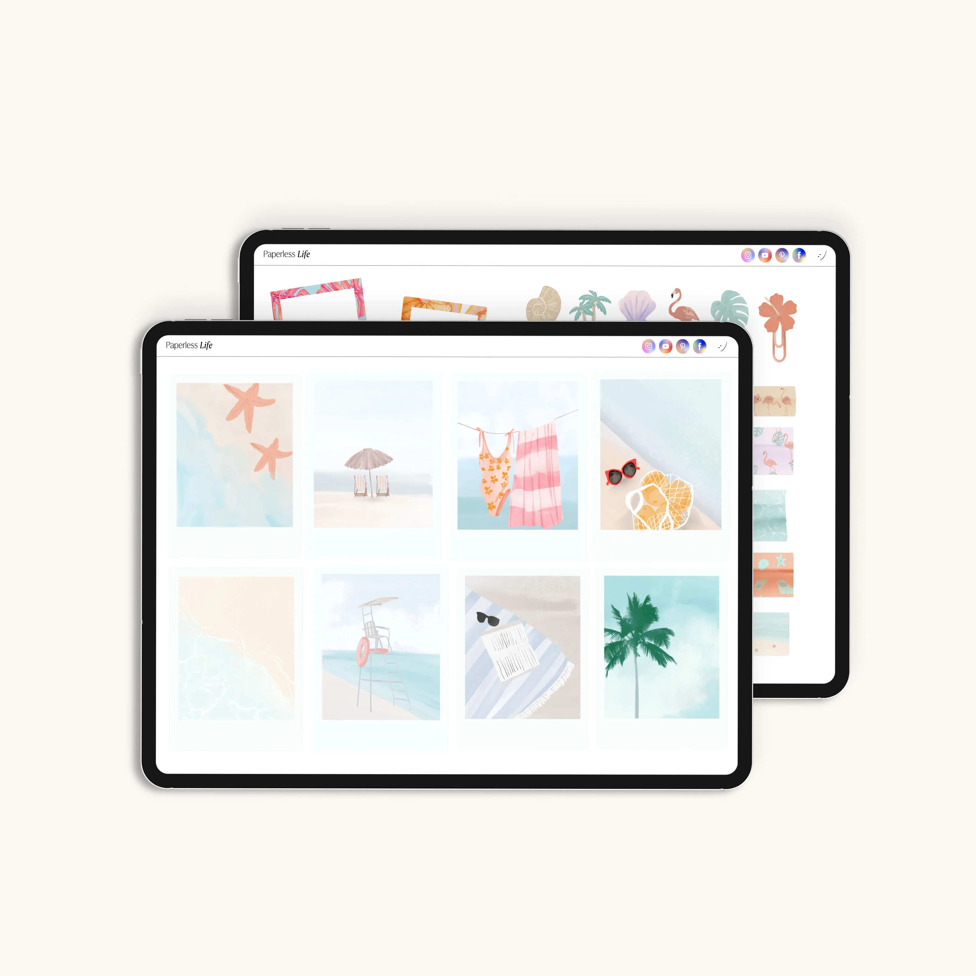 Digitale Sticker | Sommerurlaub