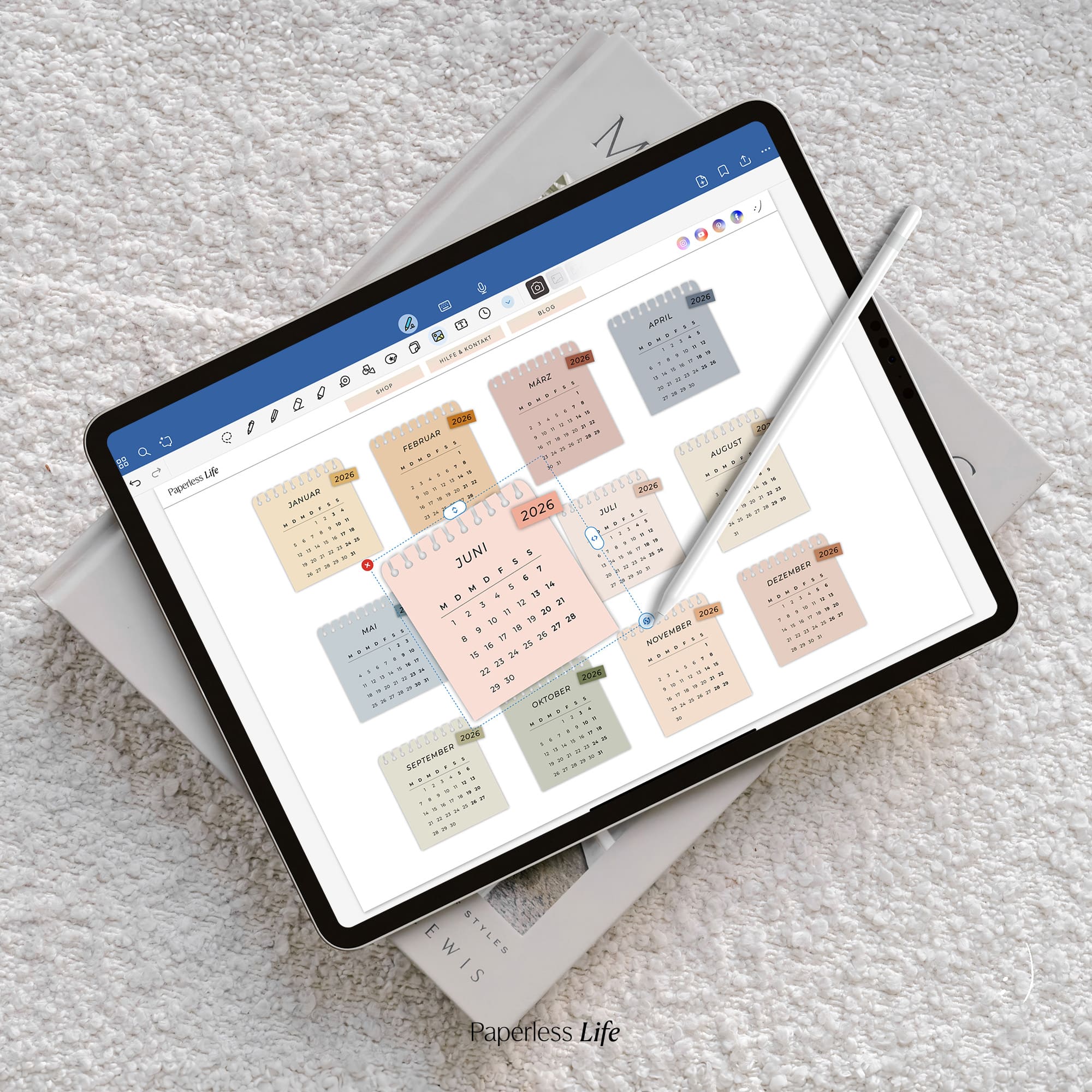 Digitale Sticker | Kalender-Sticker 2026, 2027, 2028 - Image 2
