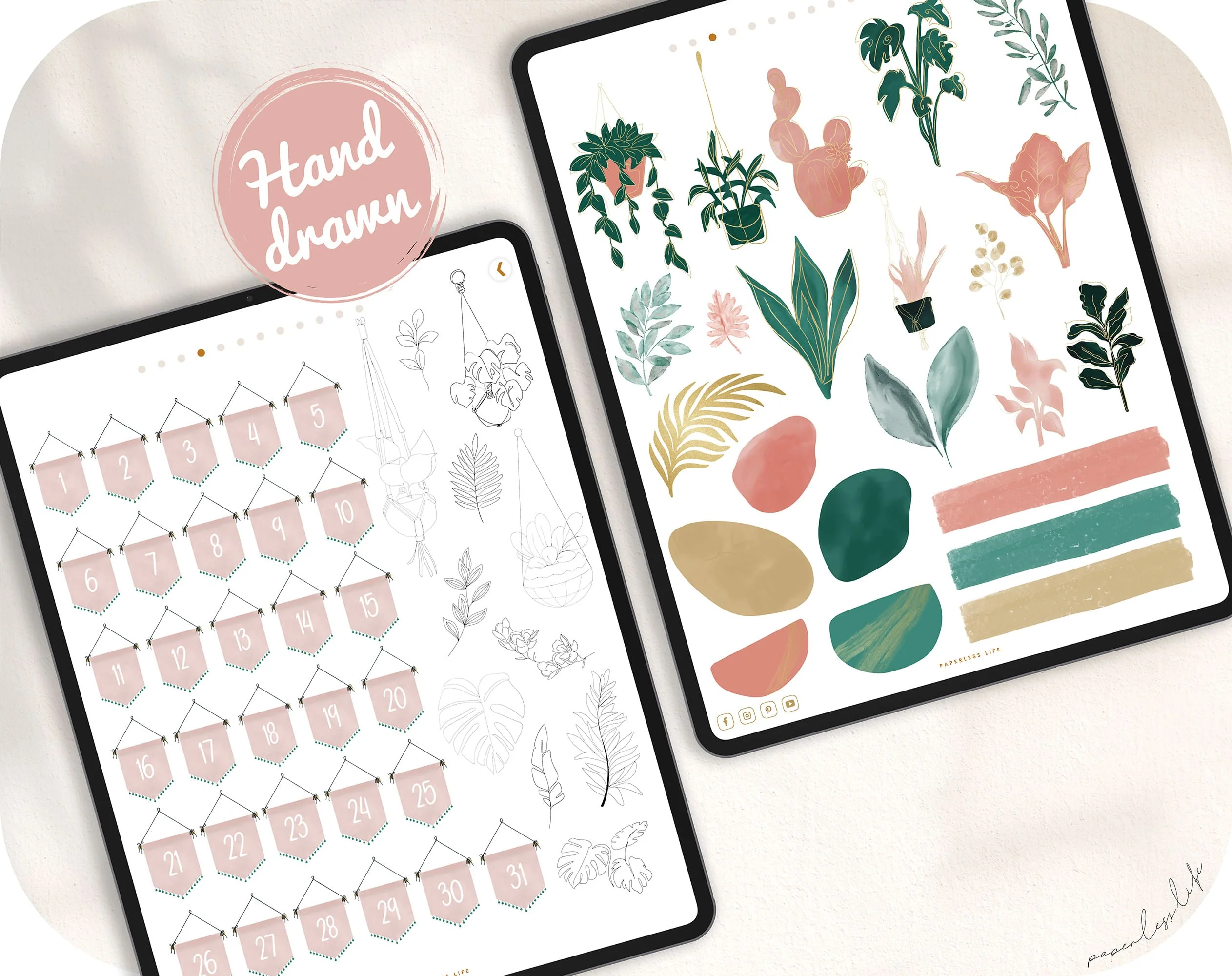 Digitale Sticker | Boho Botanic - Image 2