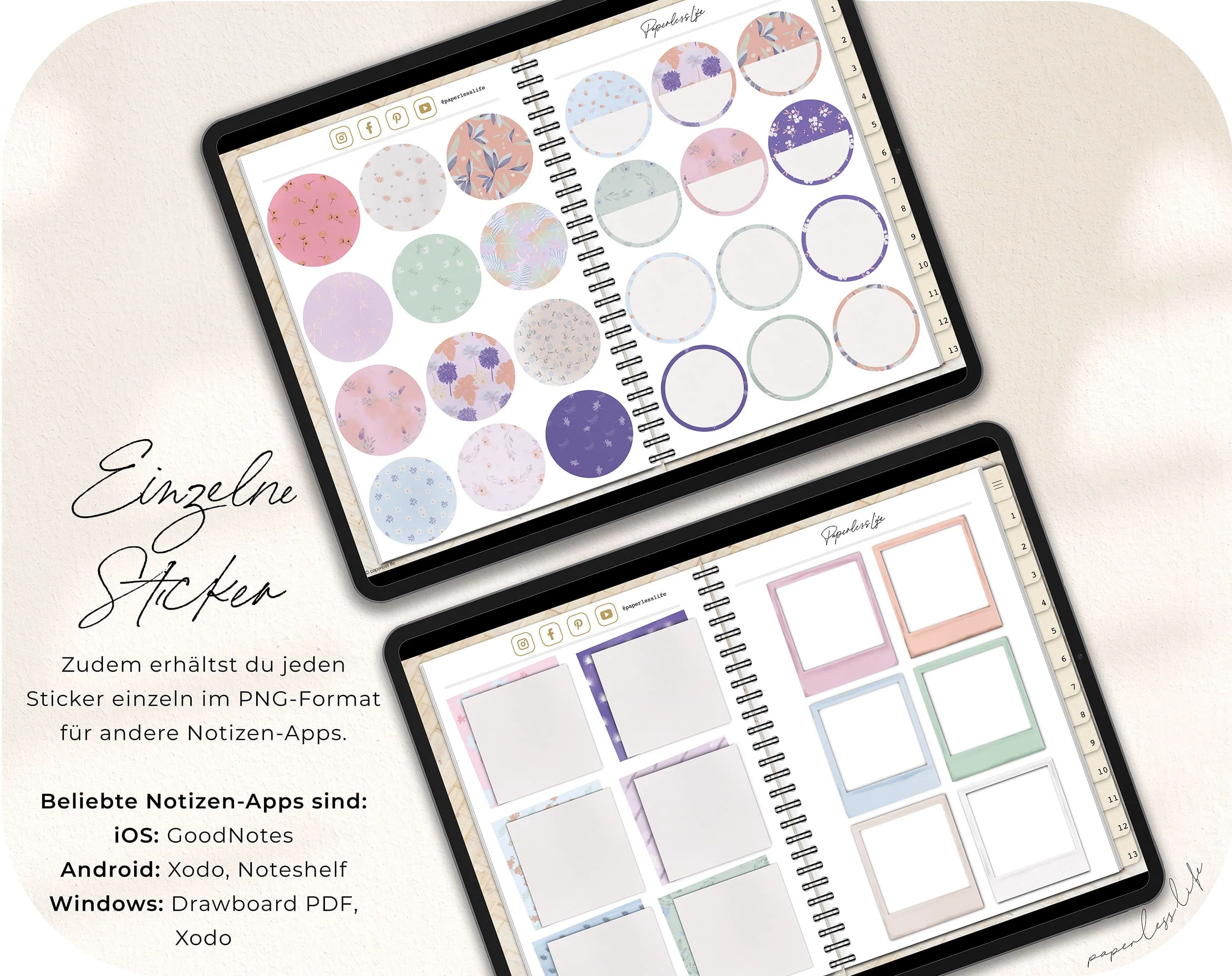 Digitale Sticker | Flower Power - Image 3
