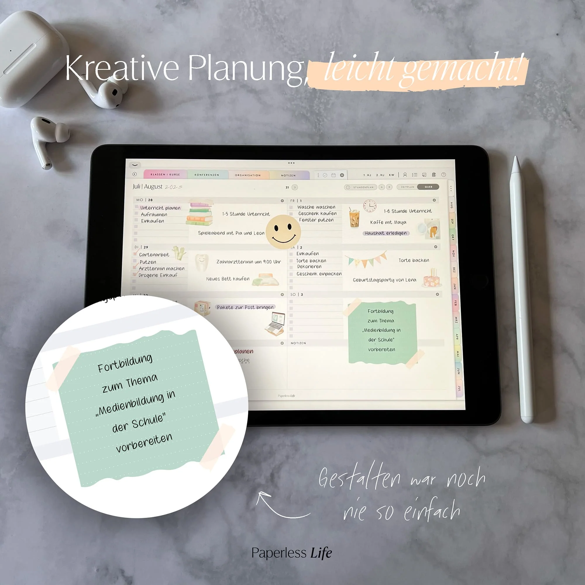Color Changing Goodnotes Sticker | Notizzettel | Set 2 - Image 6