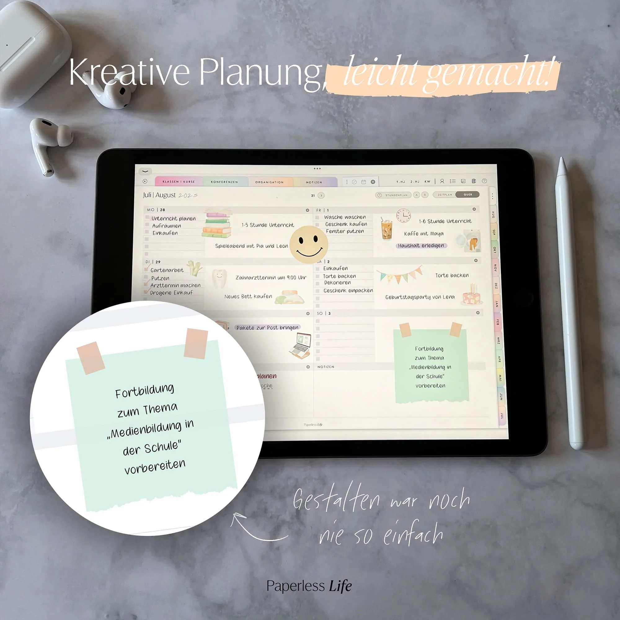 Color Changing Goodnotes Sticker | Notizzettel | Set 1 - Image 5