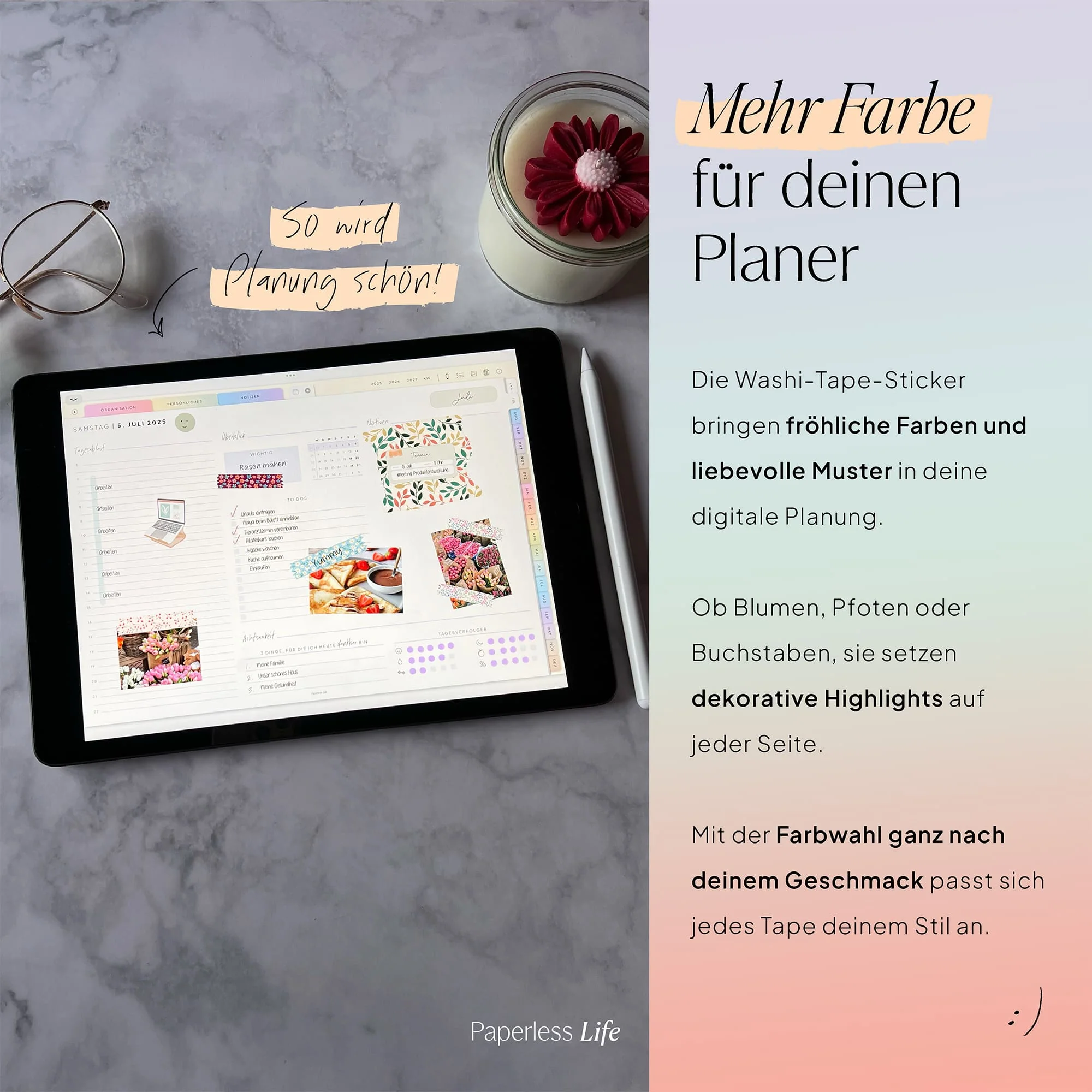 Color Changing Goodnotes Sticker | Klebestreifen - Image 17
