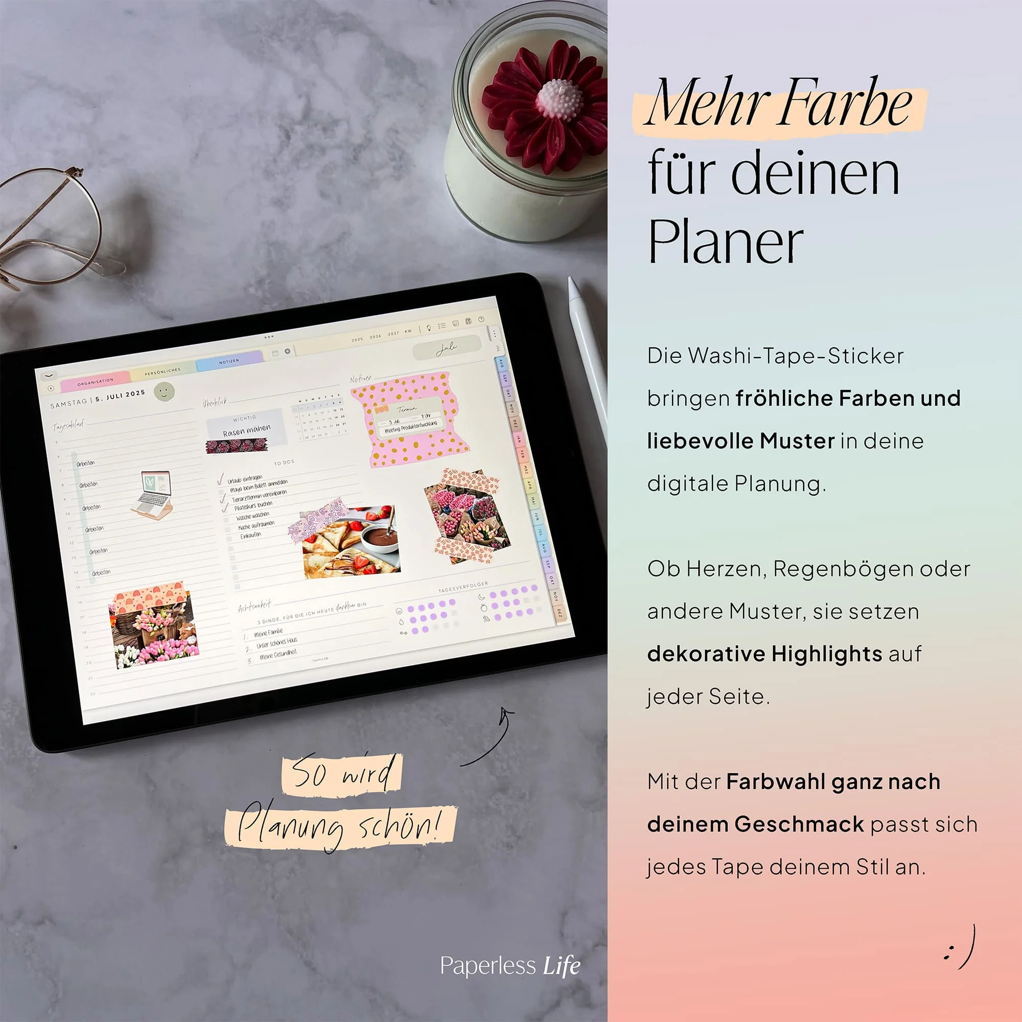 Color Changing Goodnotes Sticker | Klebestreifen - Image 27