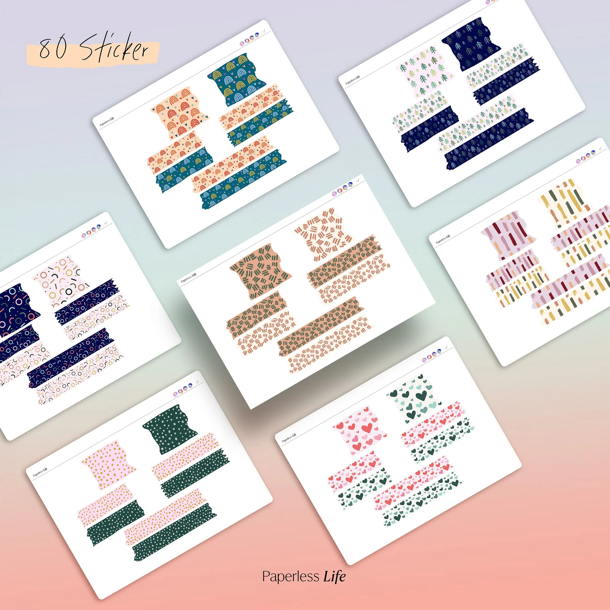 Color Changing Goodnotes Sticker | Klebestreifen - Image 28