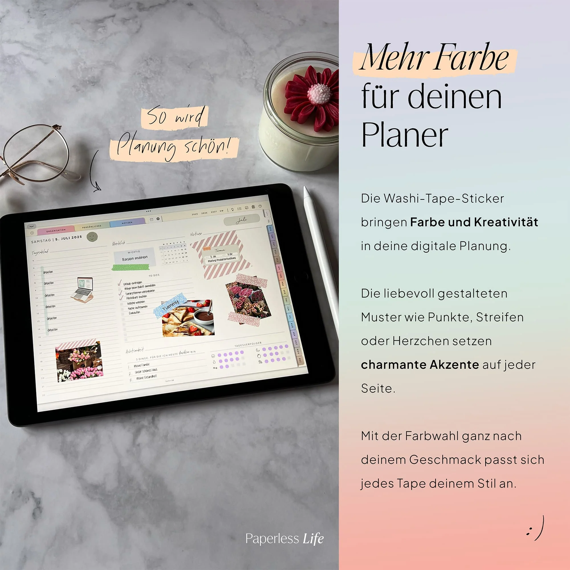Color Changing Goodnotes Sticker | Klebestreifen - Image 5