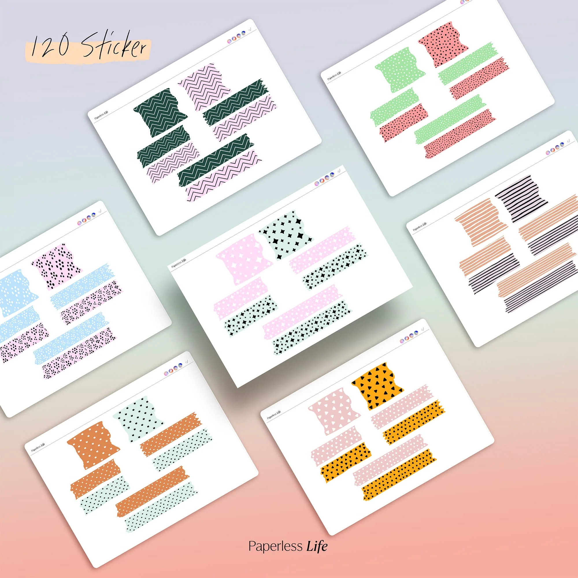 Color Changing Goodnotes Sticker | Klebestreifen - Image 7