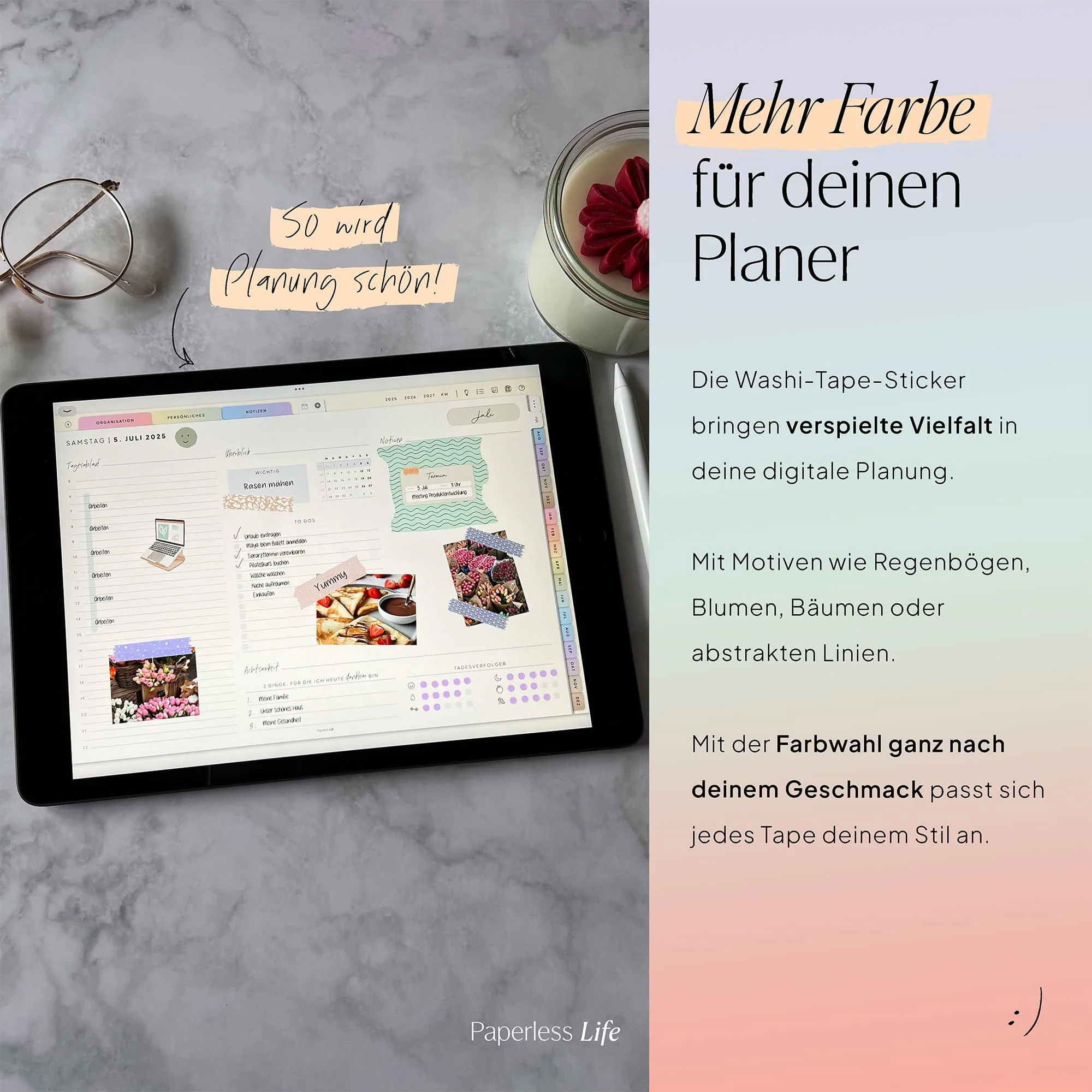 Color Changing Goodnotes Sticker | Klebestreifen - Image 9