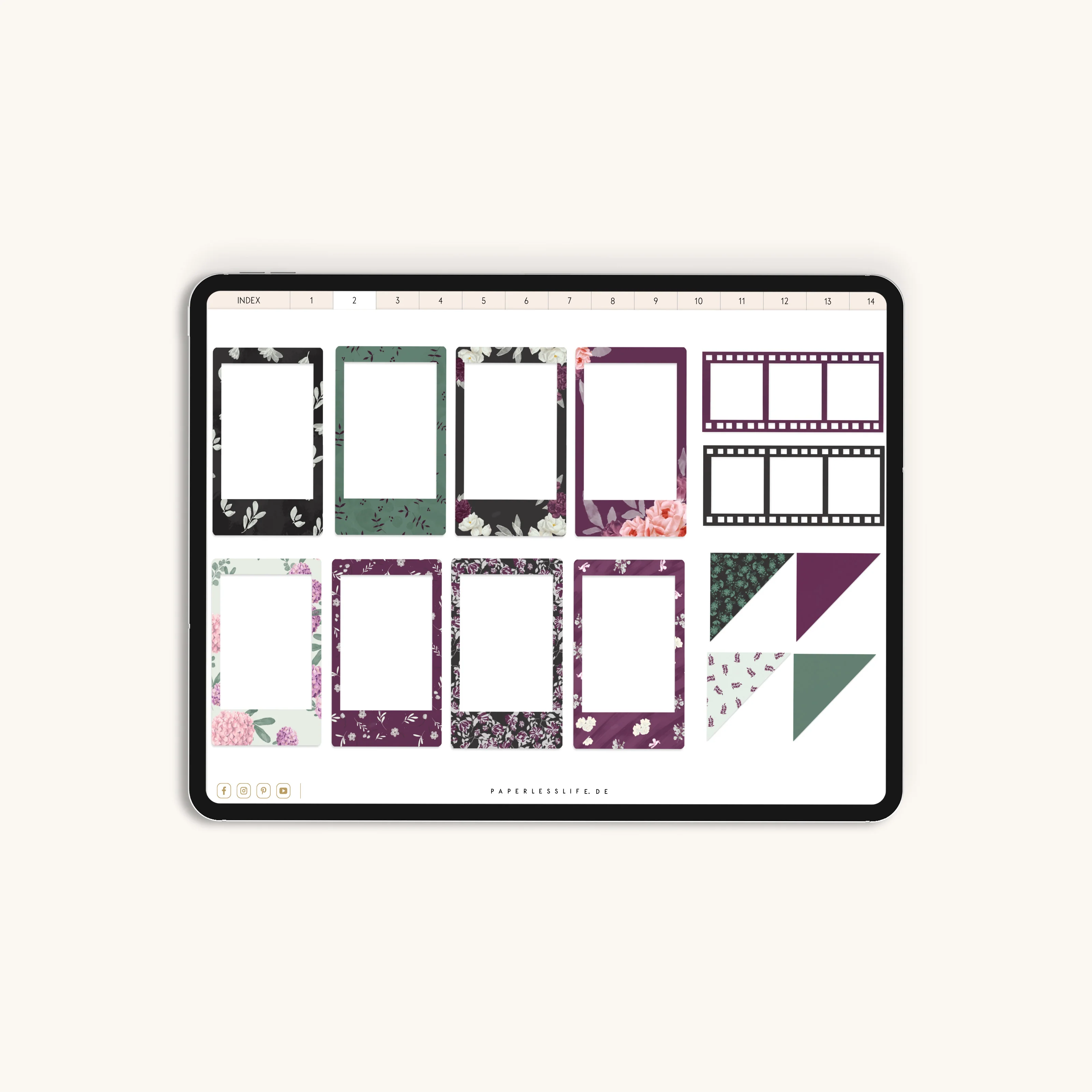 Digitale Sticker | Earth & Wild Berry