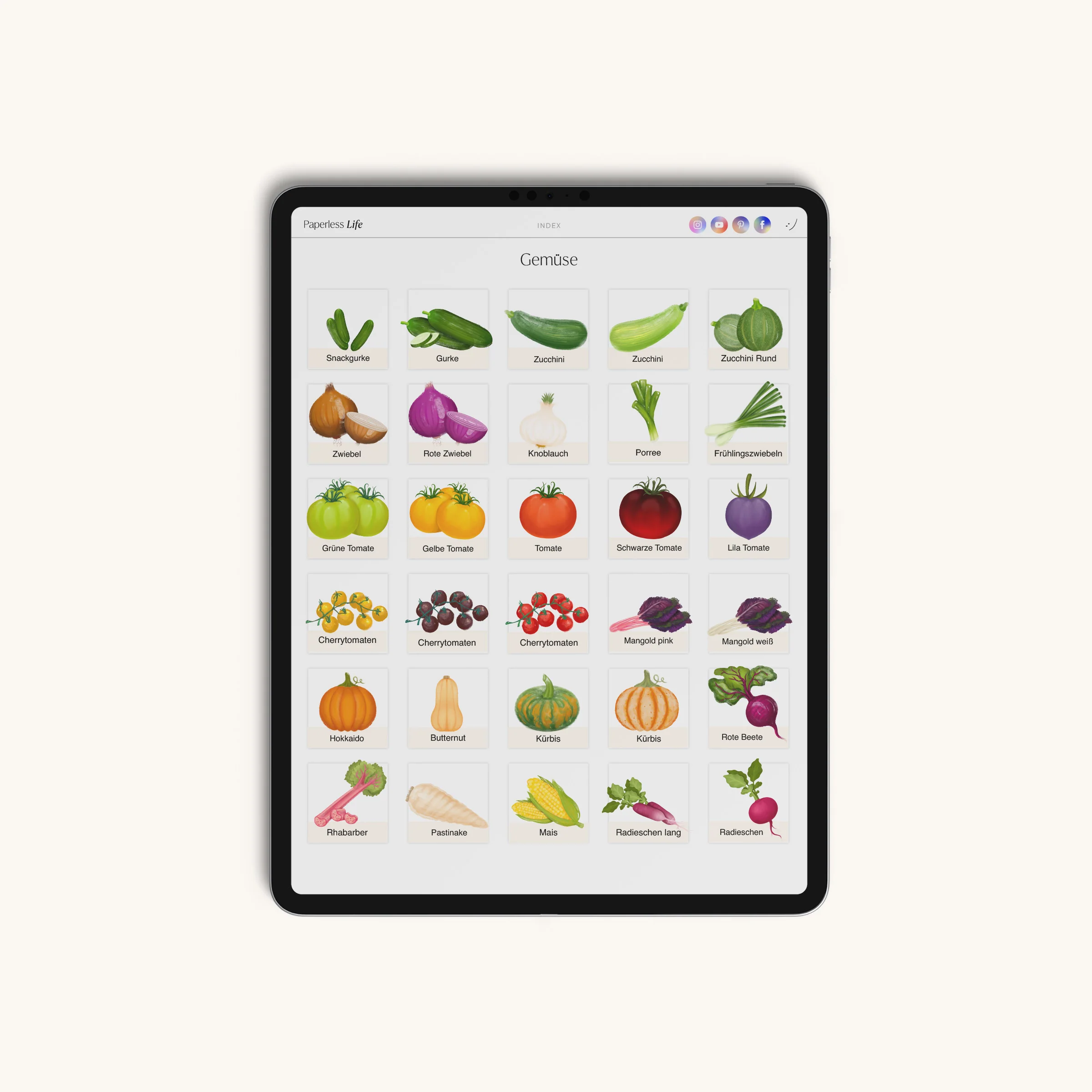 Digitale Sticker | Garten