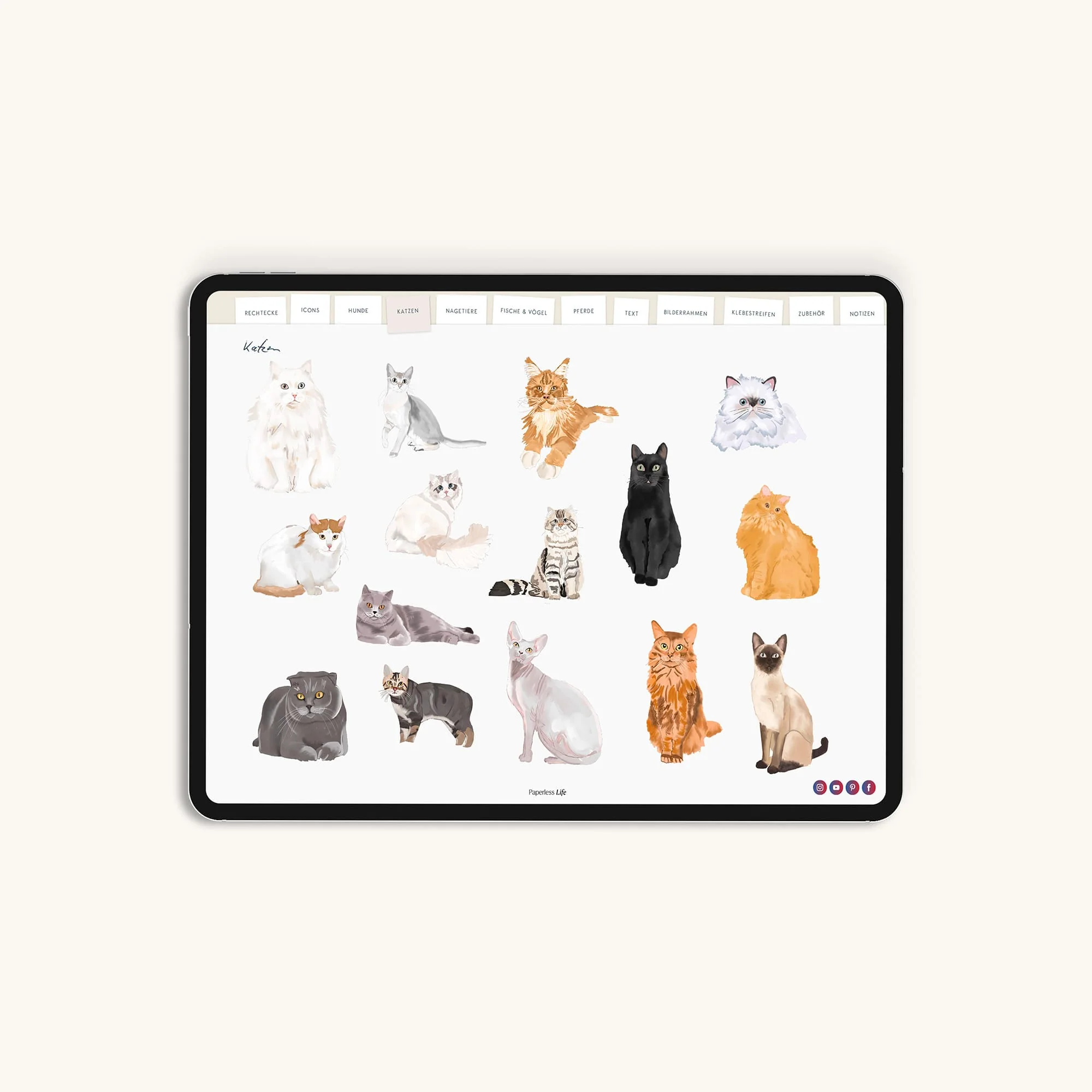 Digitale Sticker | Haustiere