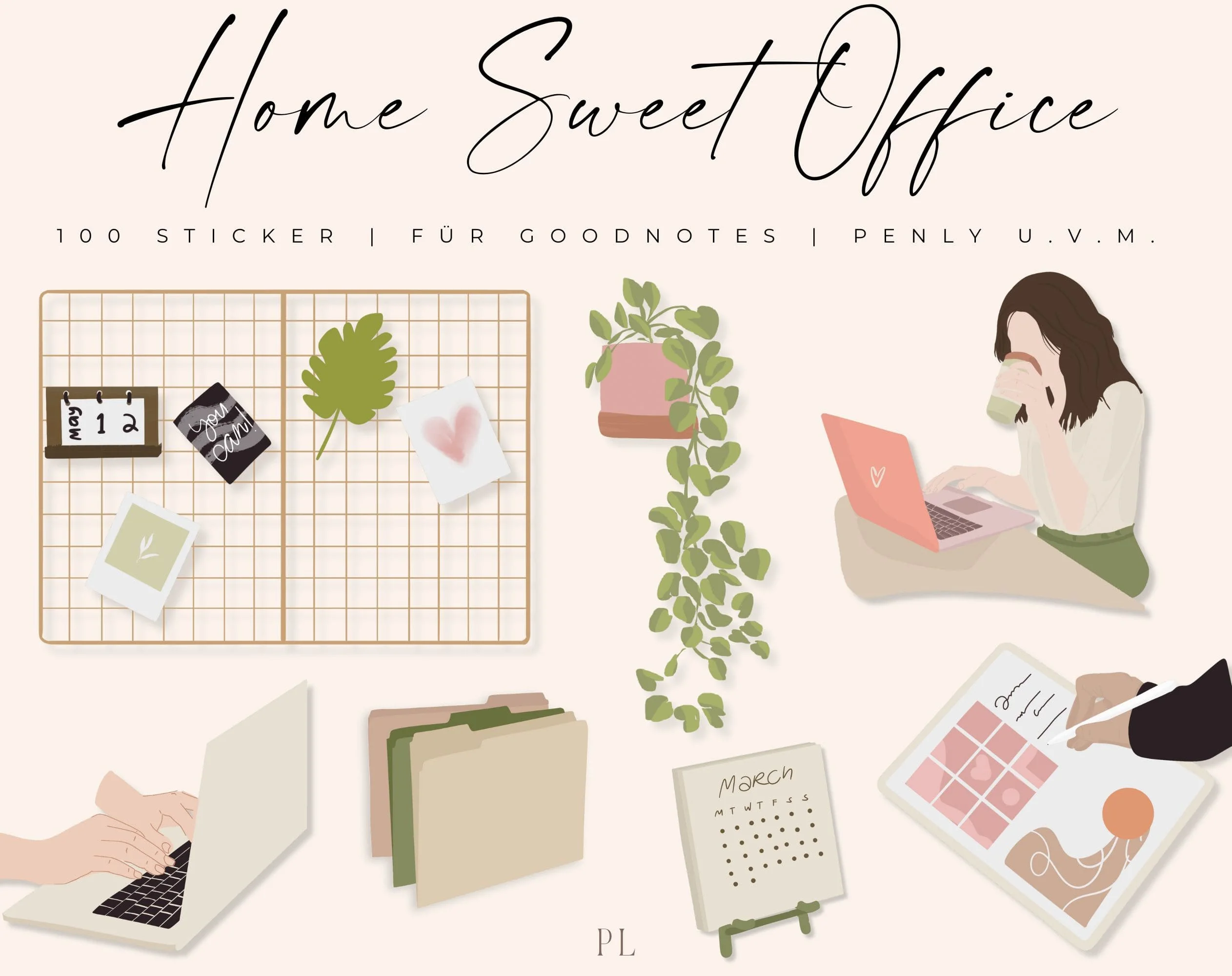 Digitale Sticker | Home Sweet Office - Image 2