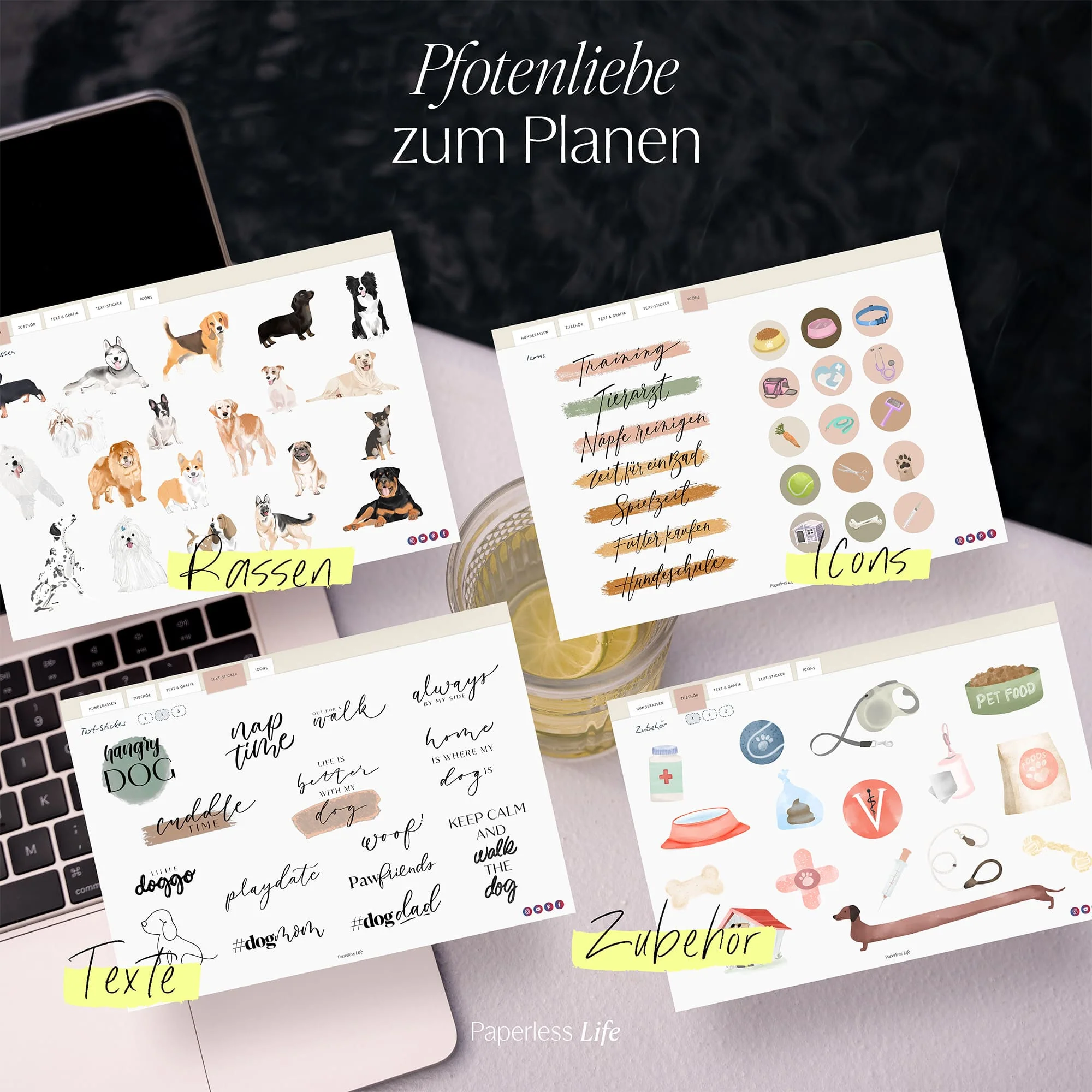 Digitale Sticker | Hunde "Paw-Friends" - Image 5