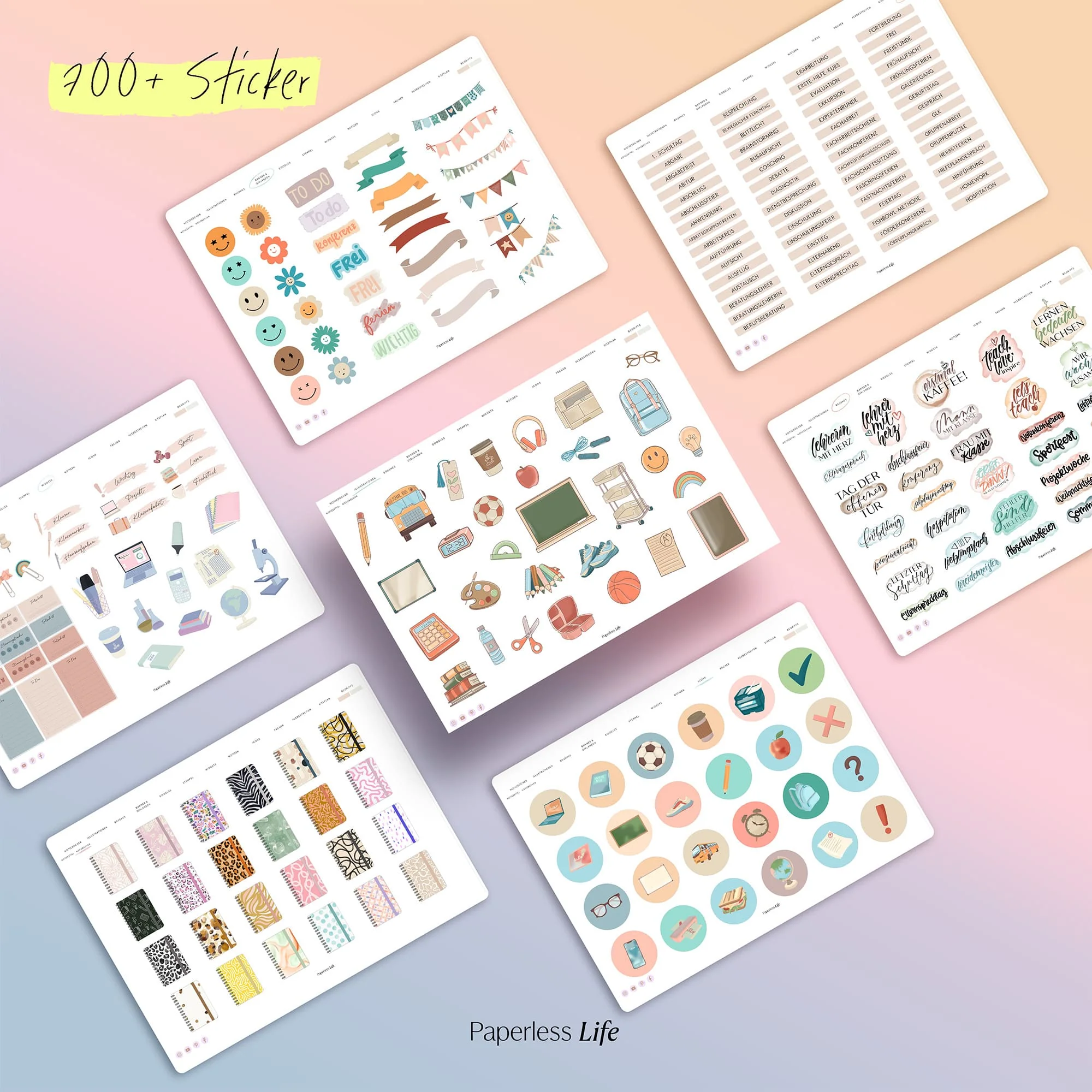 700+ Digitale Sticker | "Lehreralltag" | Aus dem aktuellen LK 25/26 - Image 2