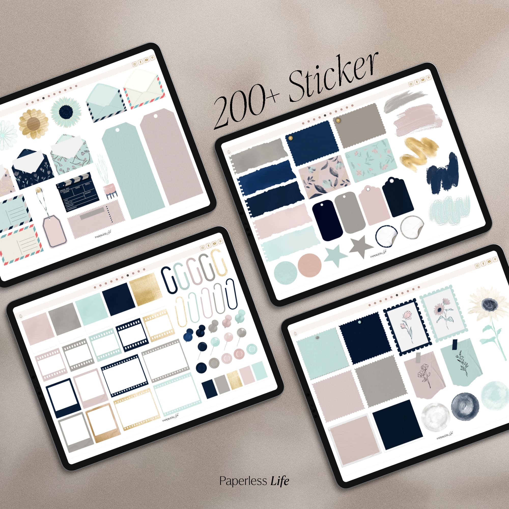 Digitale Sticker | Mood Board Frühling - Image 3