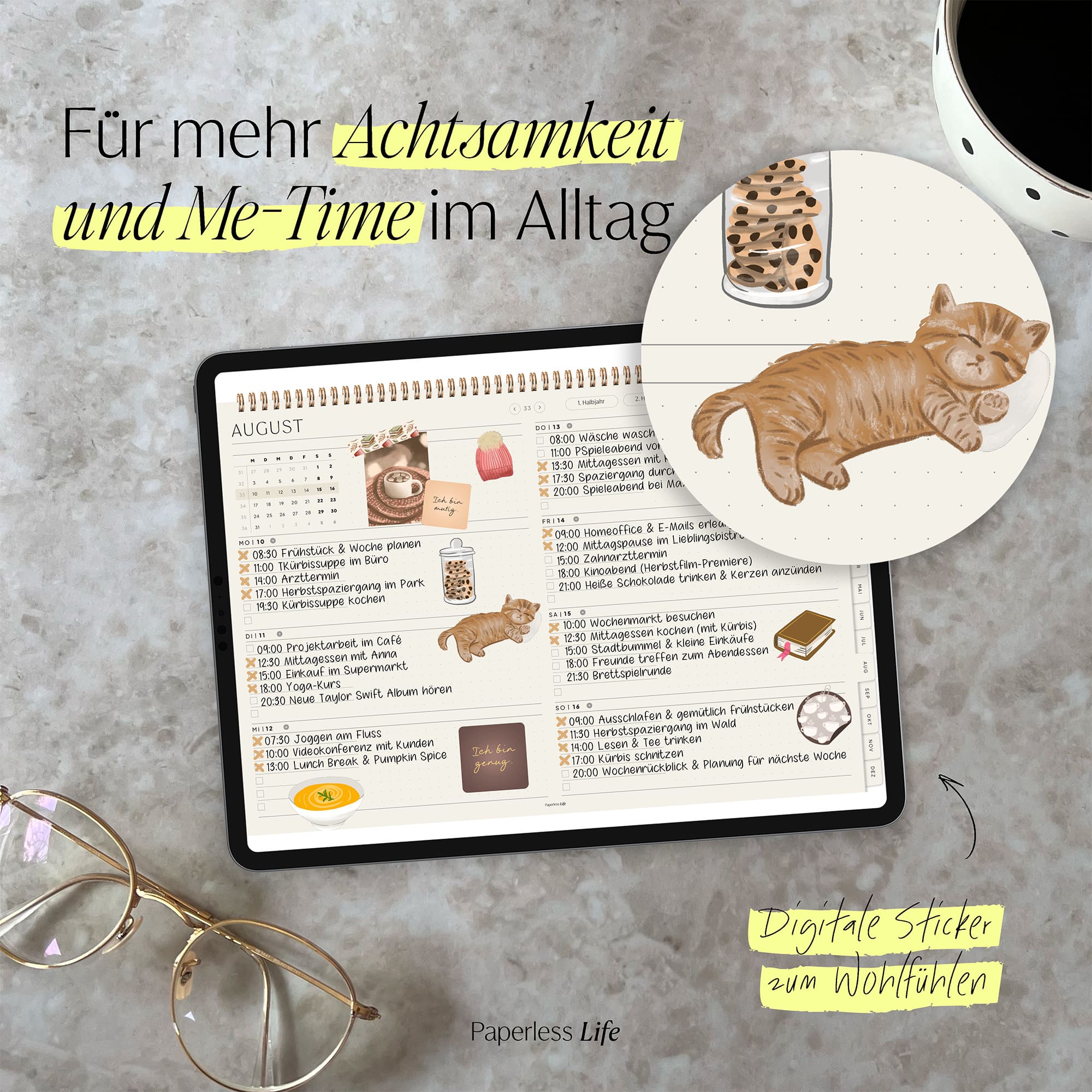 130+ Digitale Sticker | Self Care - Image 5