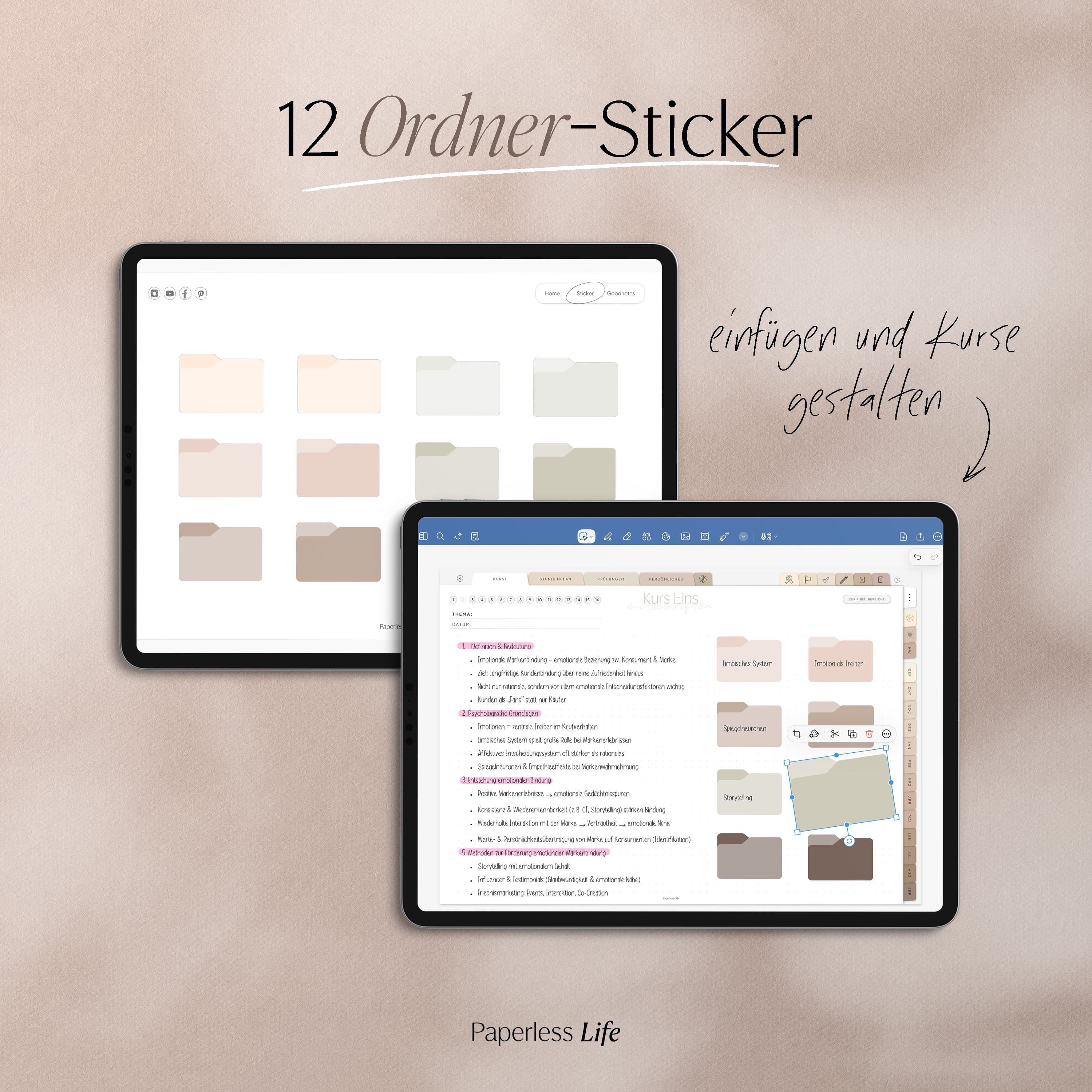 Digitale Sticker | Study Aesthetic - Image 6