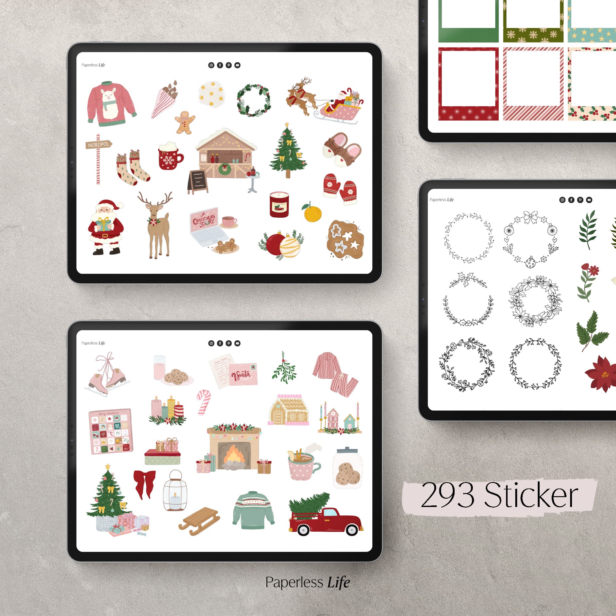 Digitale Sticker | Weihnachten "Merry Stickmas" - Image 4
