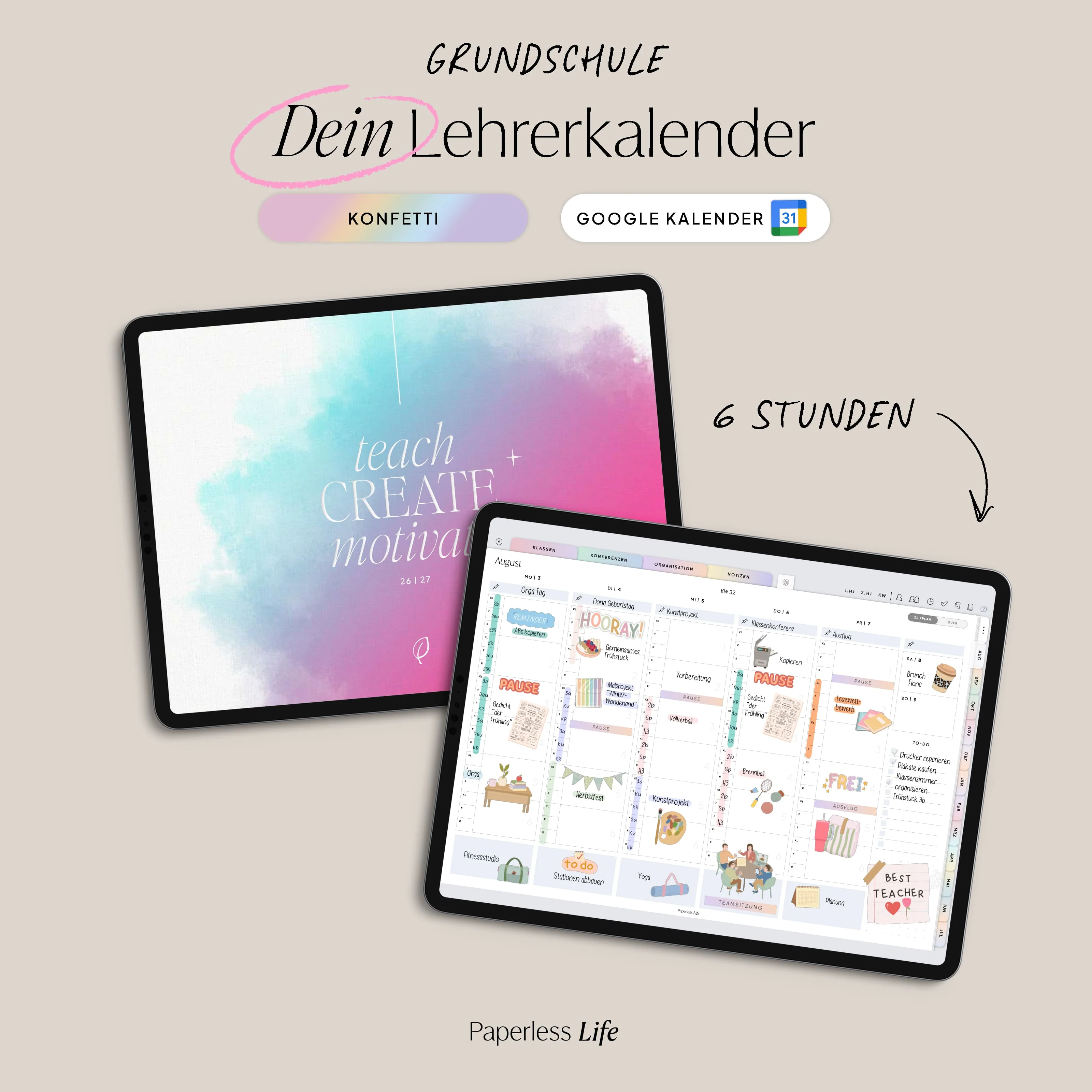 Digitaler Lehrerkalender Grundschule 26/27 "Der Gamechanger" - Image 31
