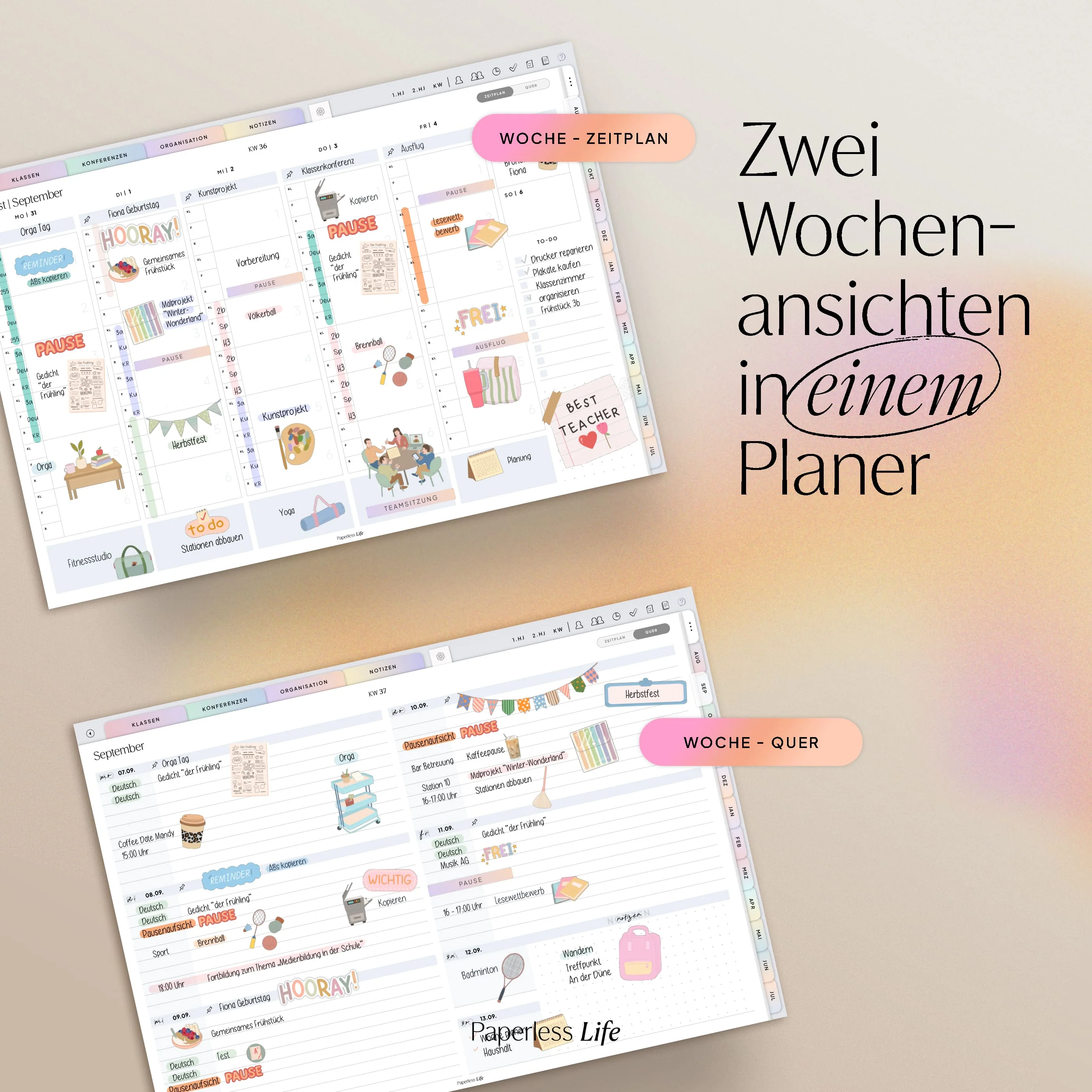 Digitaler Lehrerkalender Grundschule 26/27 "Der Gamechanger" - Image 8