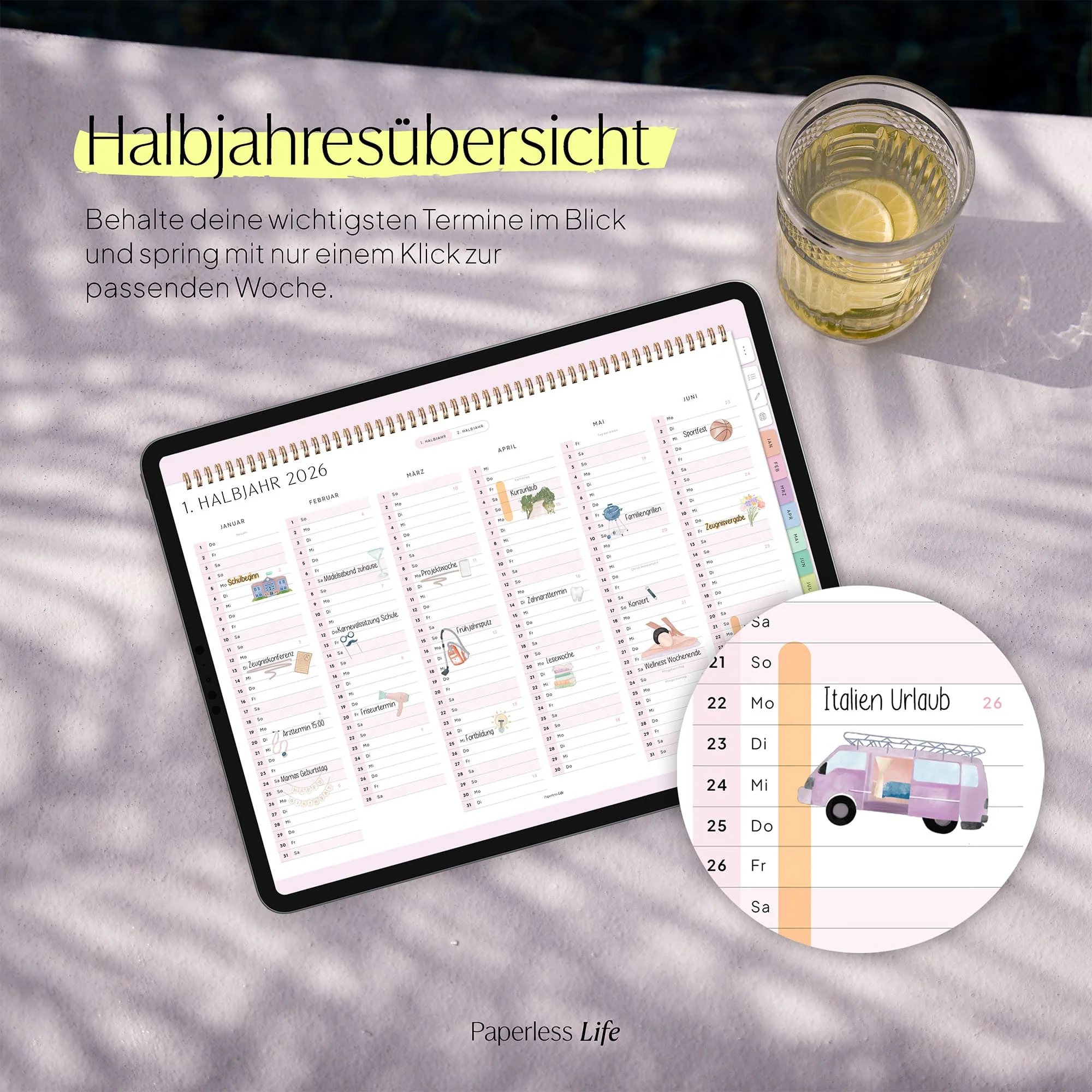 Digitaler Monatsplaner 2026 | Paperless Basics - Image 119