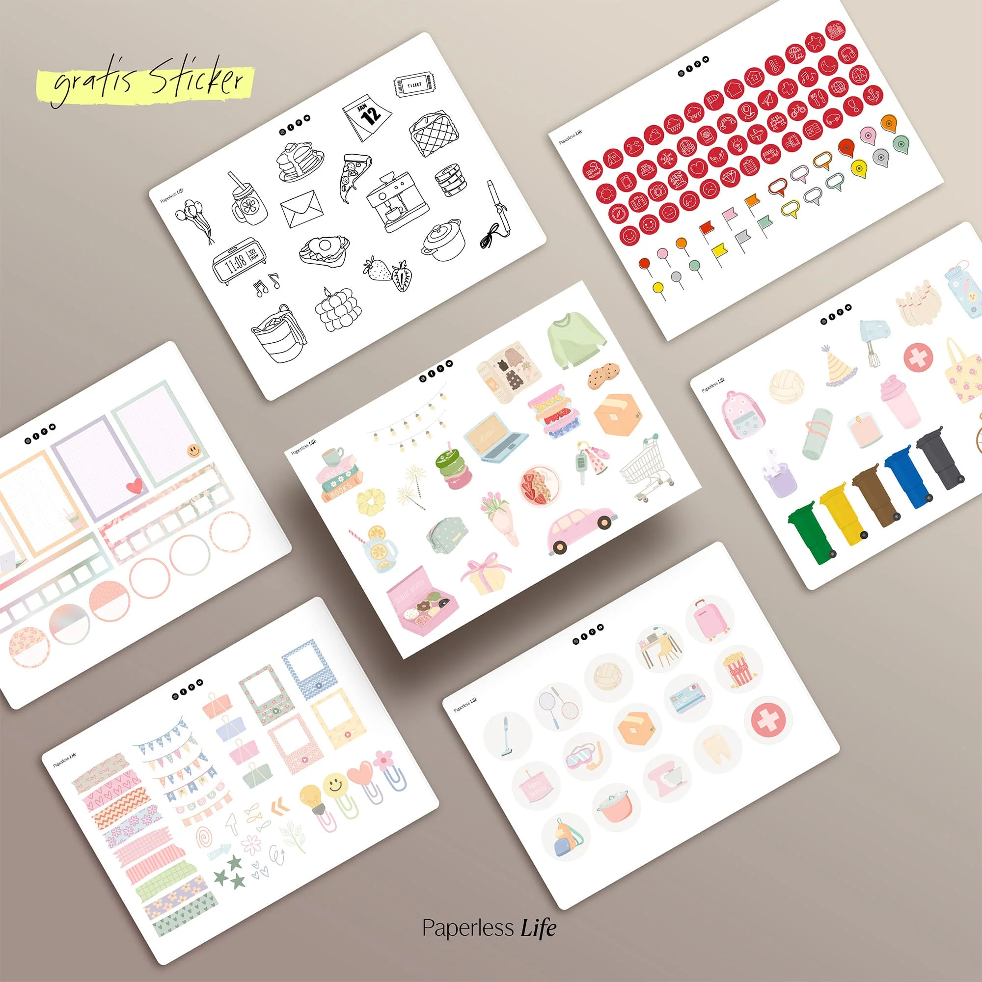 Digitaler Monatsplaner 2026 | Paperless Basics - Image 24