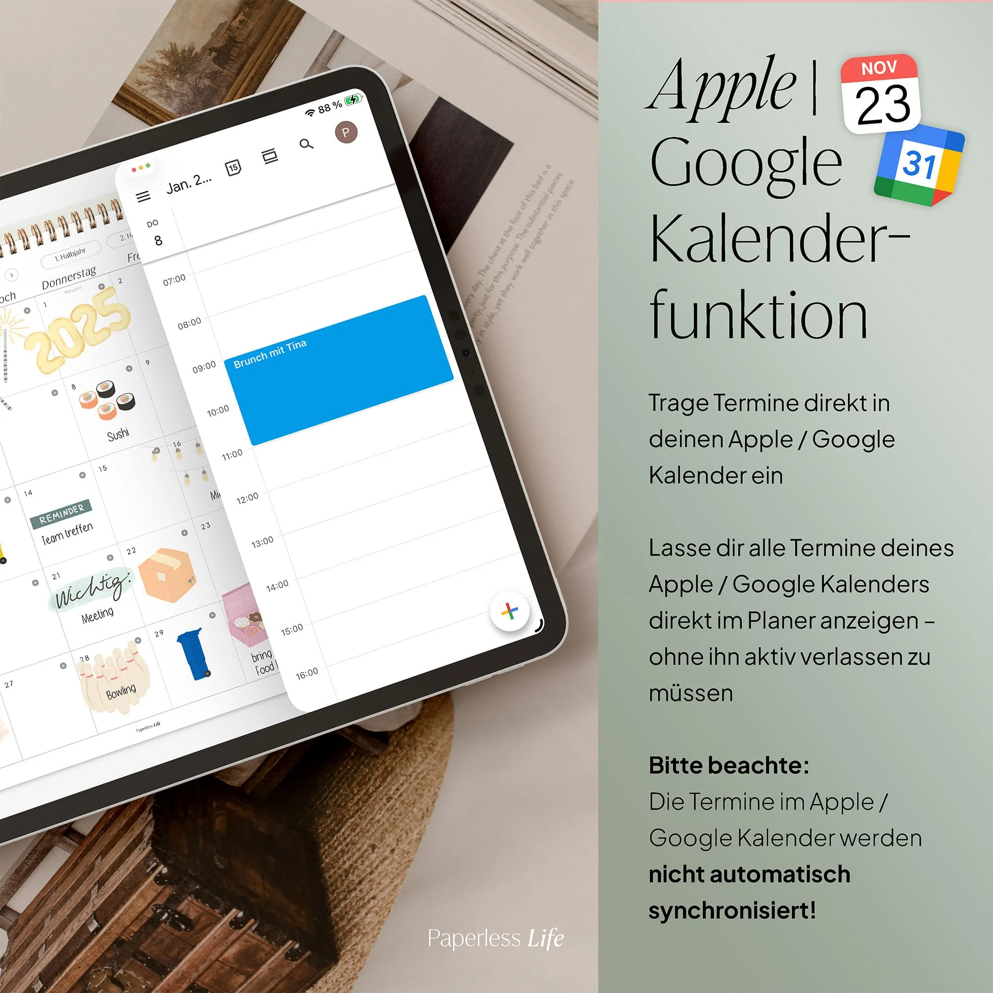Digitaler Monatsplaner 2026 | Paperless Basics - Image 41