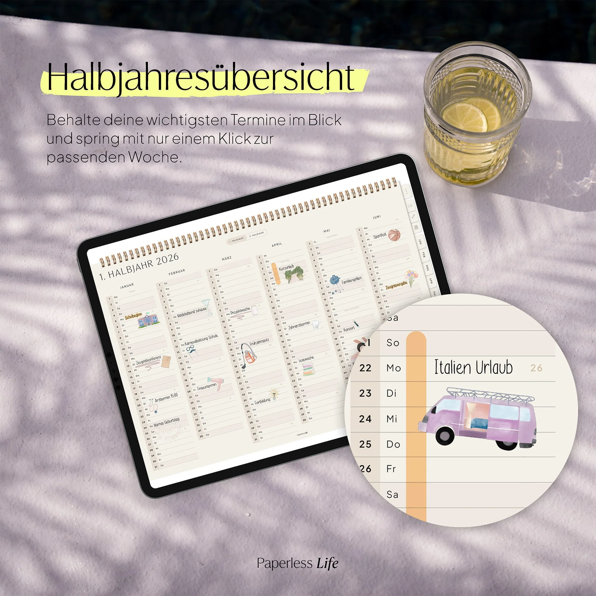 Digitaler Monatsplaner 2026 | Paperless Basics - Image 87