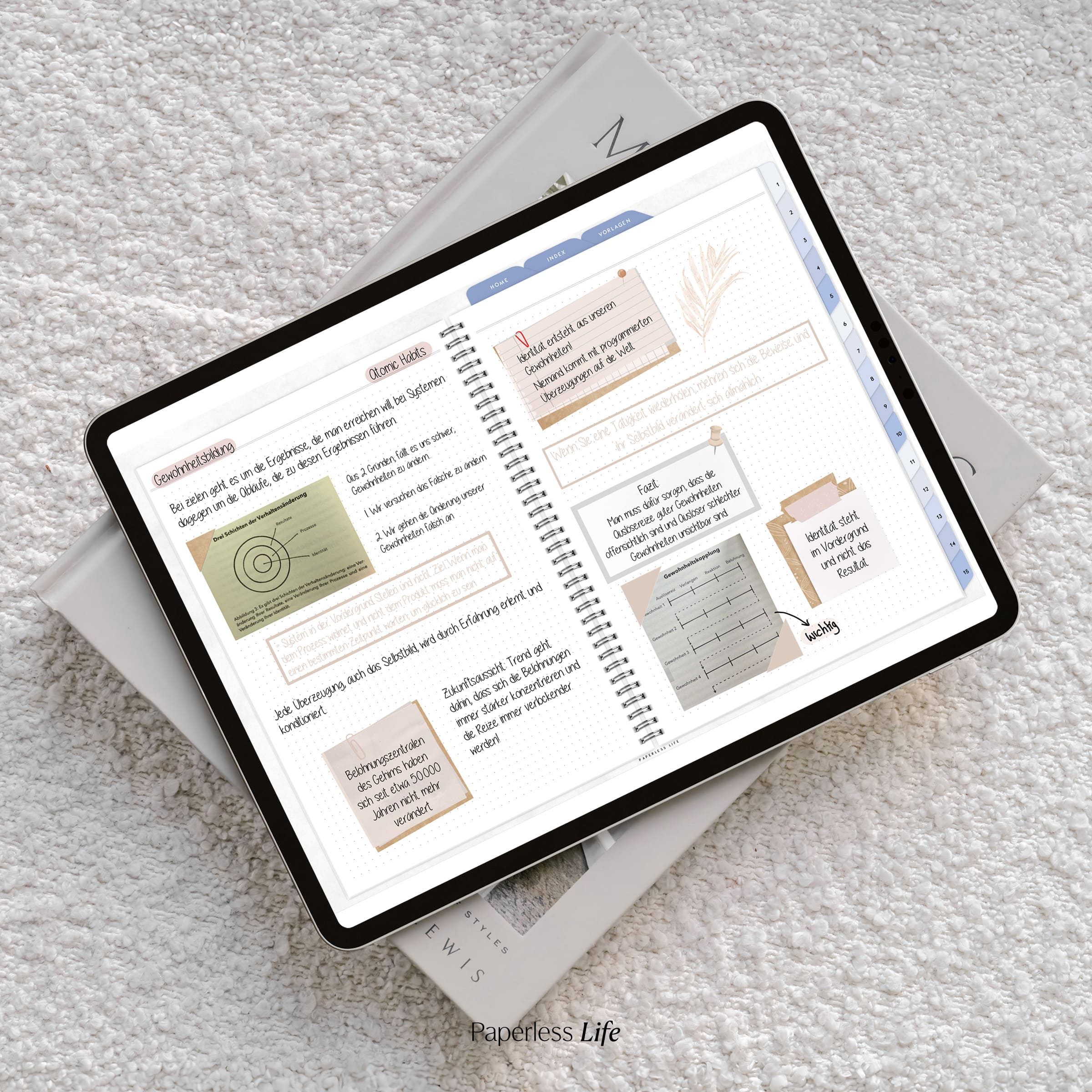 Digitales Notizbuch "Endlich Papierlos" - 15 Reiter - Image 2