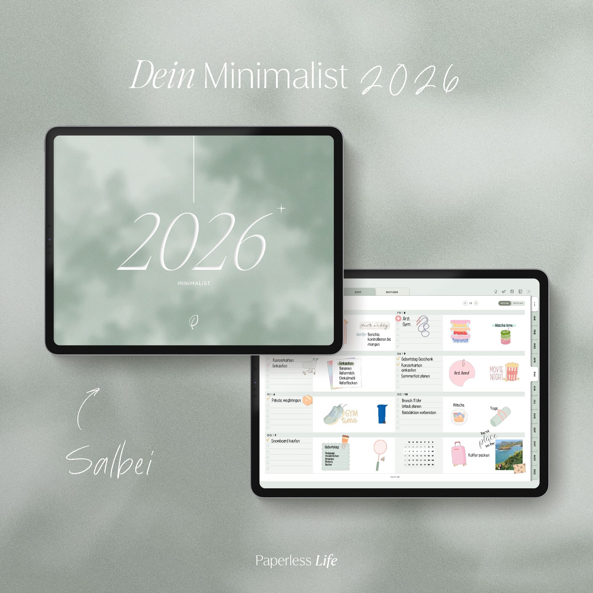 Digitaler Planer 2026 | Der Minimalist - Image 14