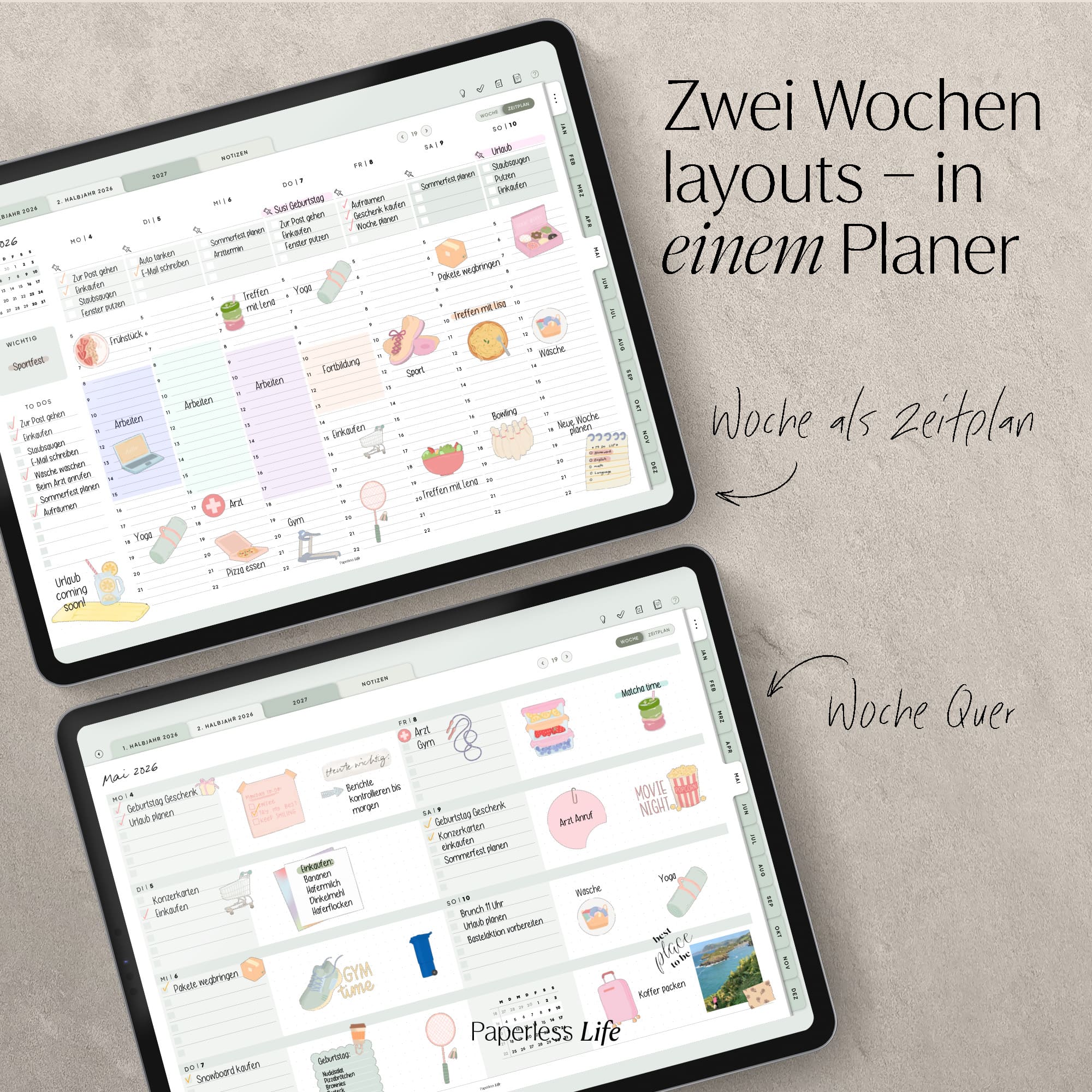 Digitaler Planer 2026 | Der Minimalist - Image 15