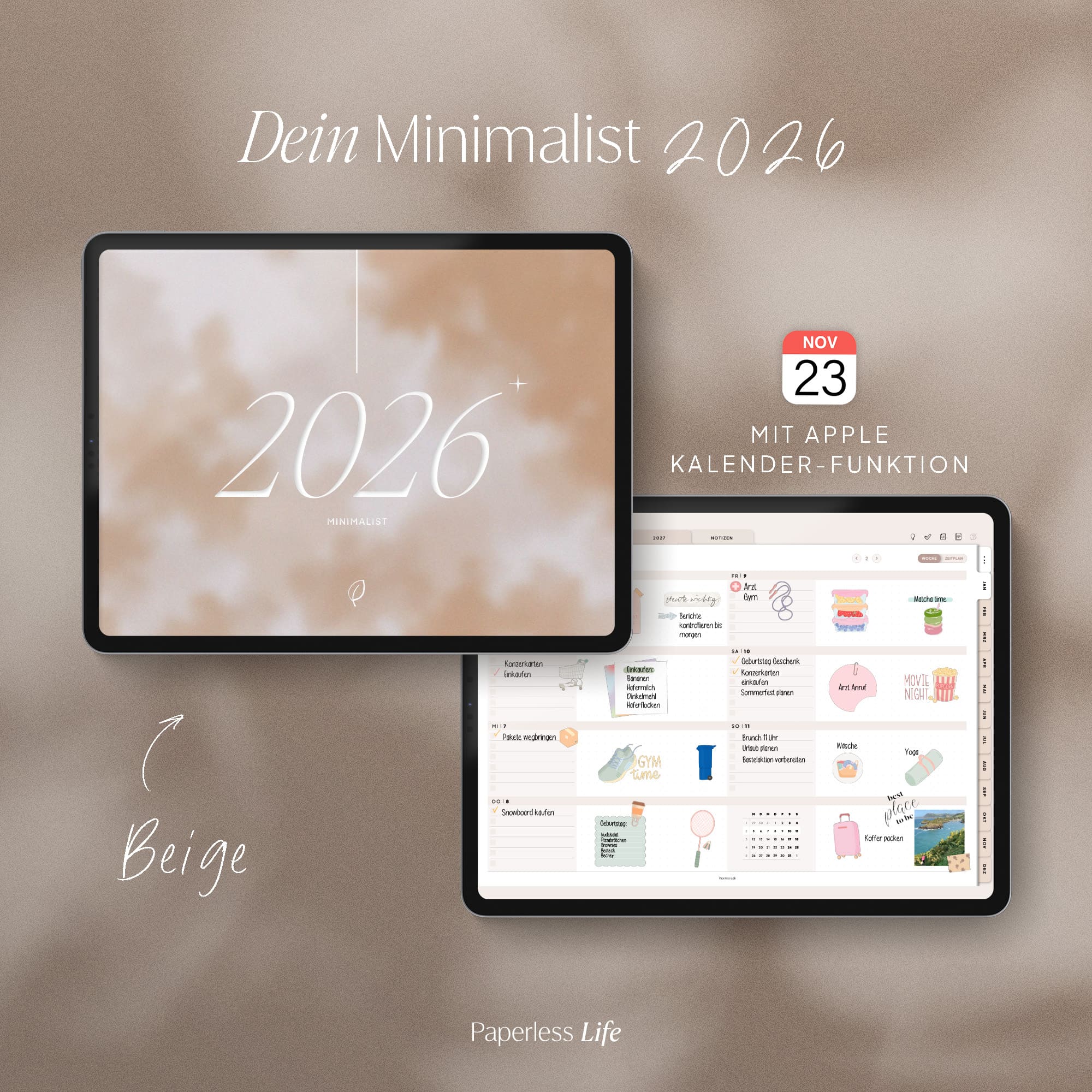 Digitaler Planer 2026 | Der Minimalist - Image 3
