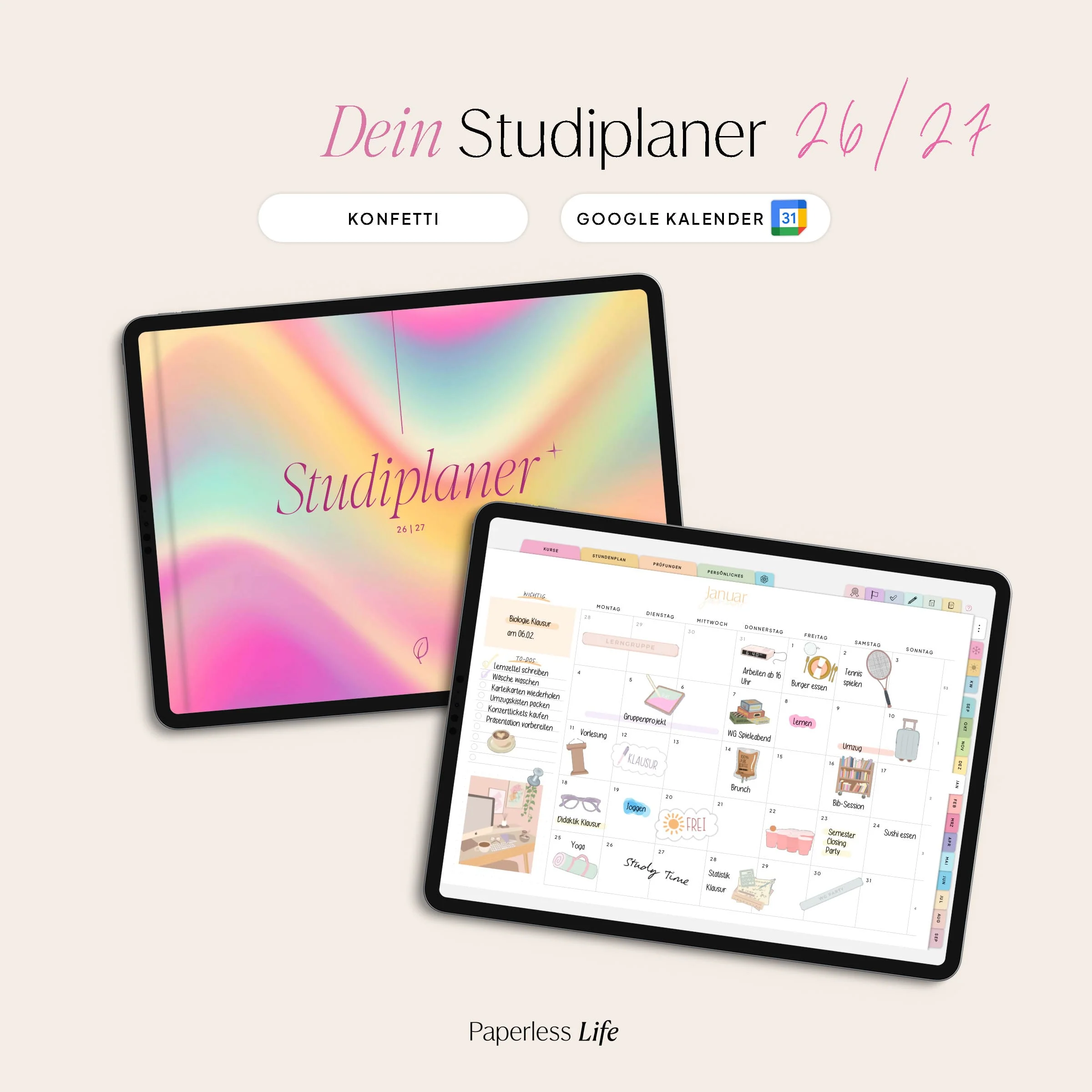 Digitaler Studienplaner 2026/27 | Study-Buddy - Image 12
