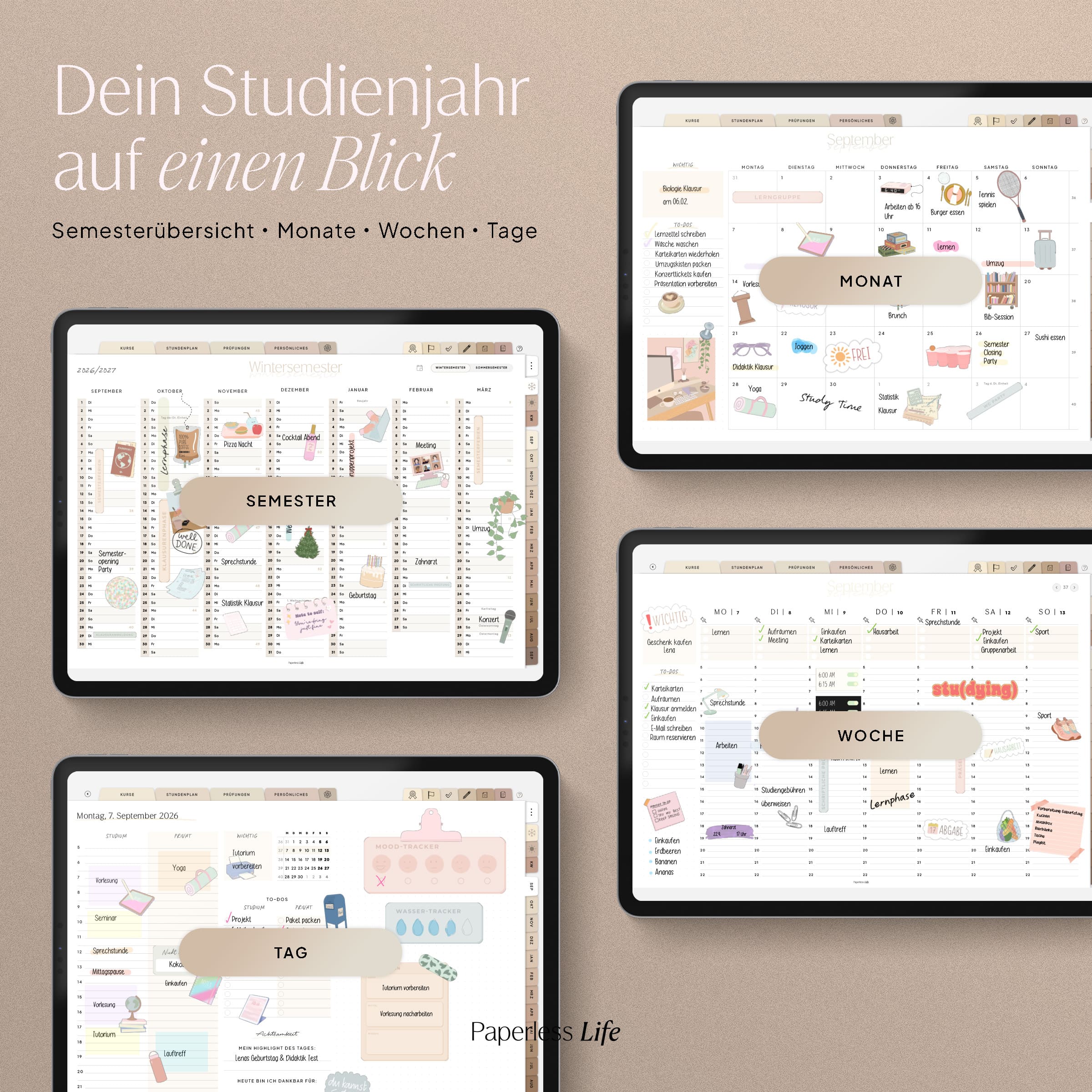 Digitaler Studienplaner 2026/27 | Study-Buddy - Image 21