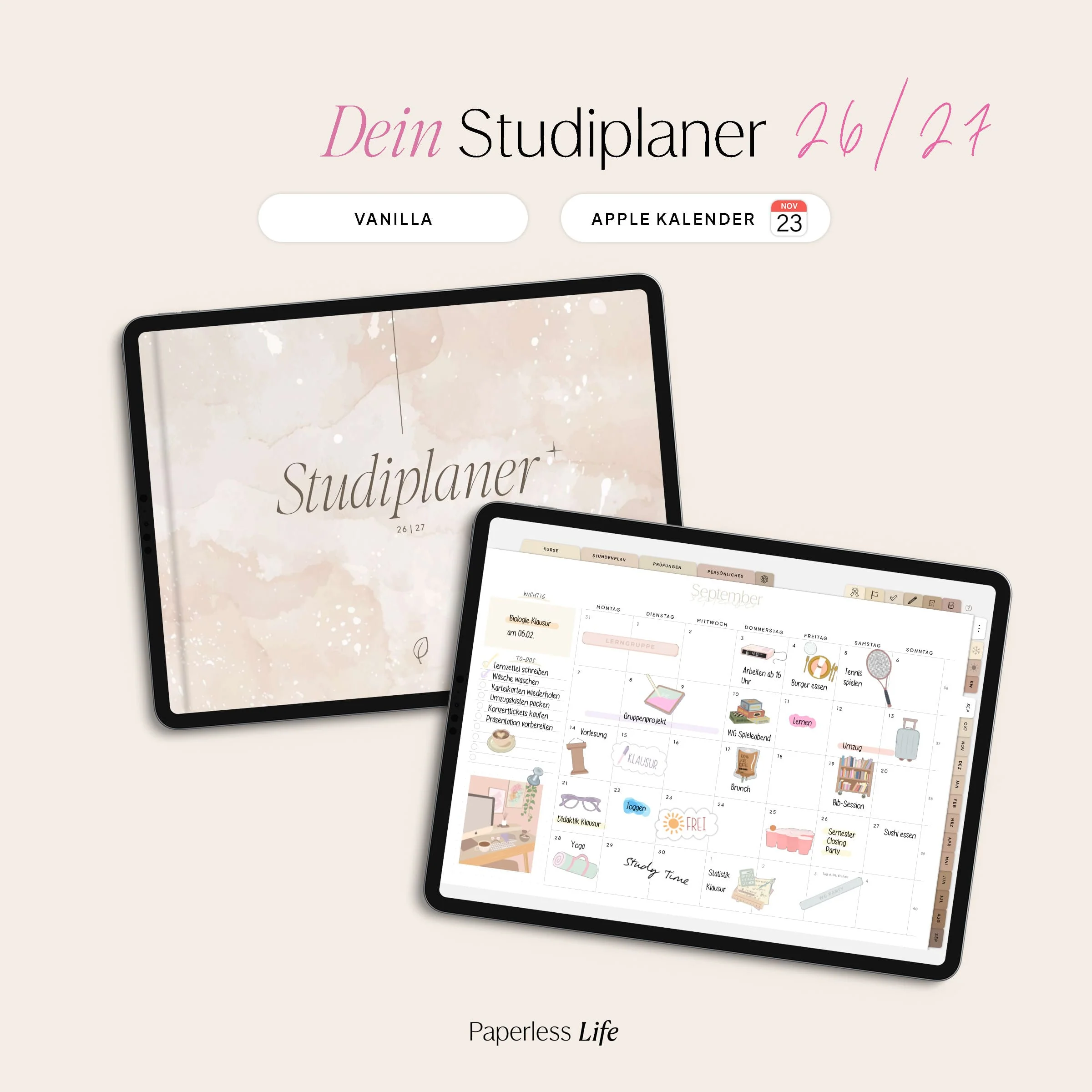 Digitaler Studienplaner 2026/27 | Study-Buddy - Image 24