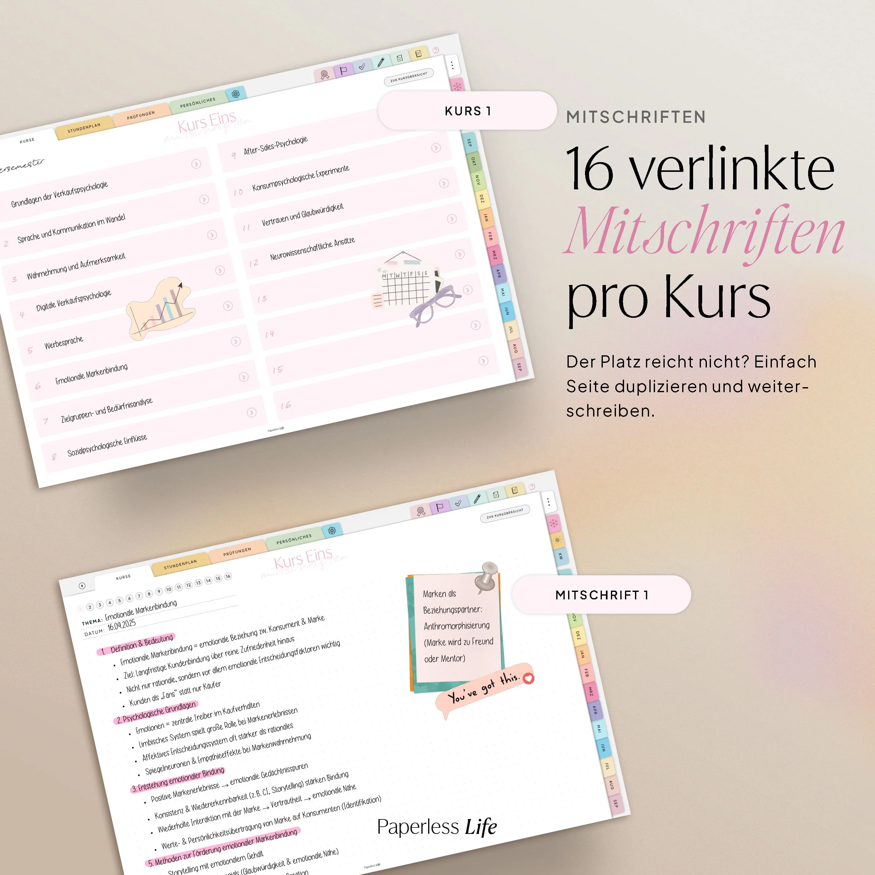 Digitaler Studienplaner 2026/27 | Study-Buddy - Image 3