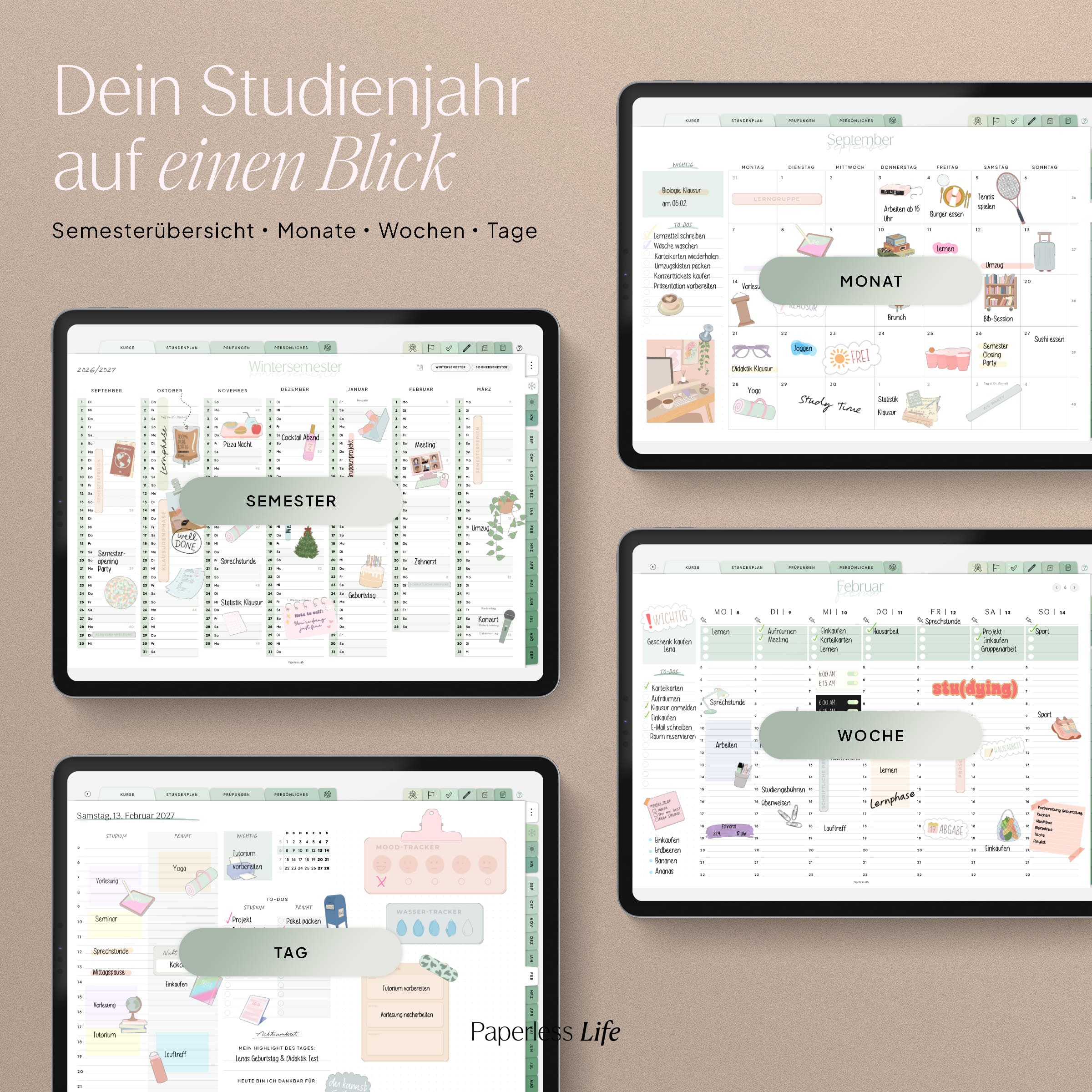 Digitaler Studienplaner 2026/27 | Study-Buddy - Image 33