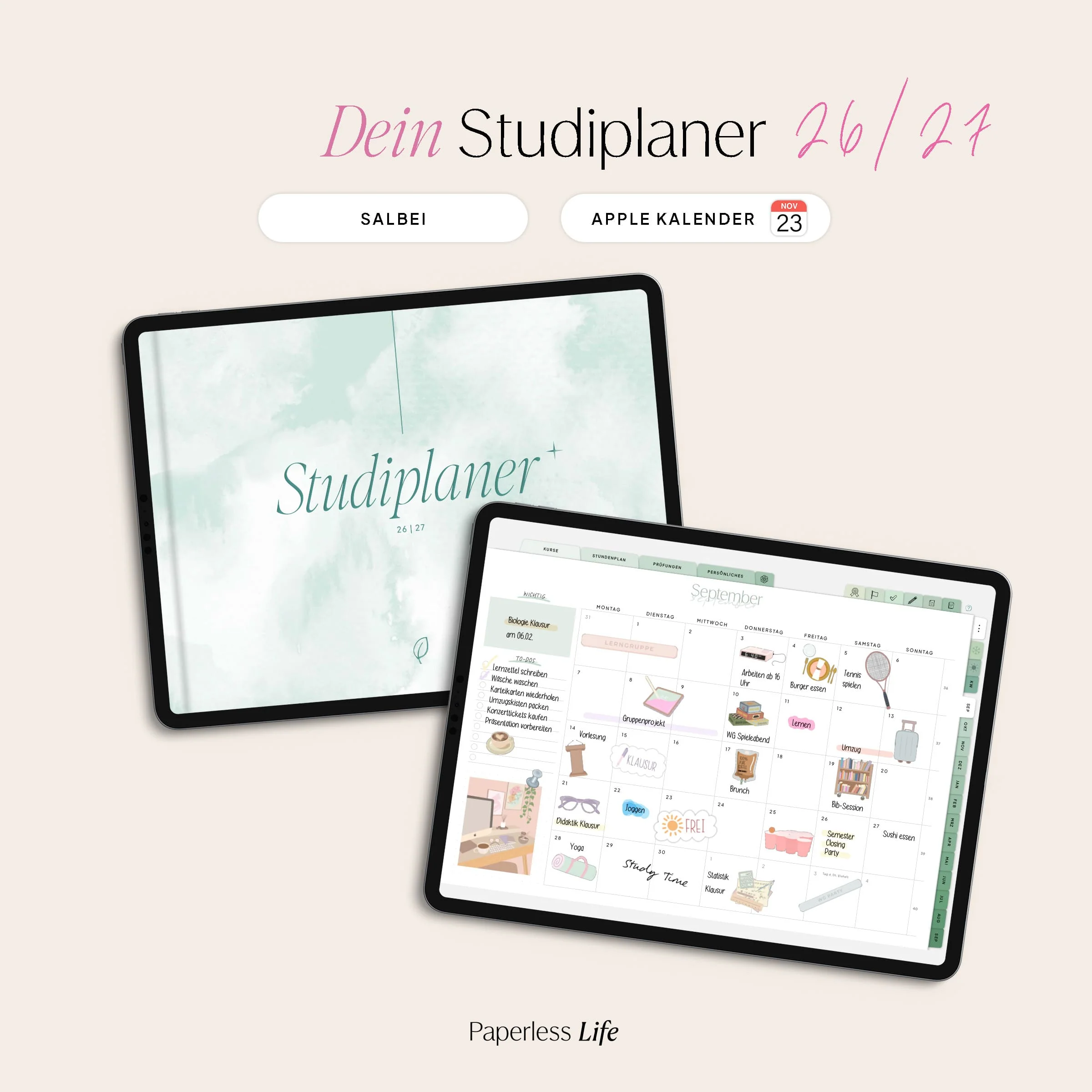 Digitaler Studienplaner 2026/27 | Study-Buddy - Image 36