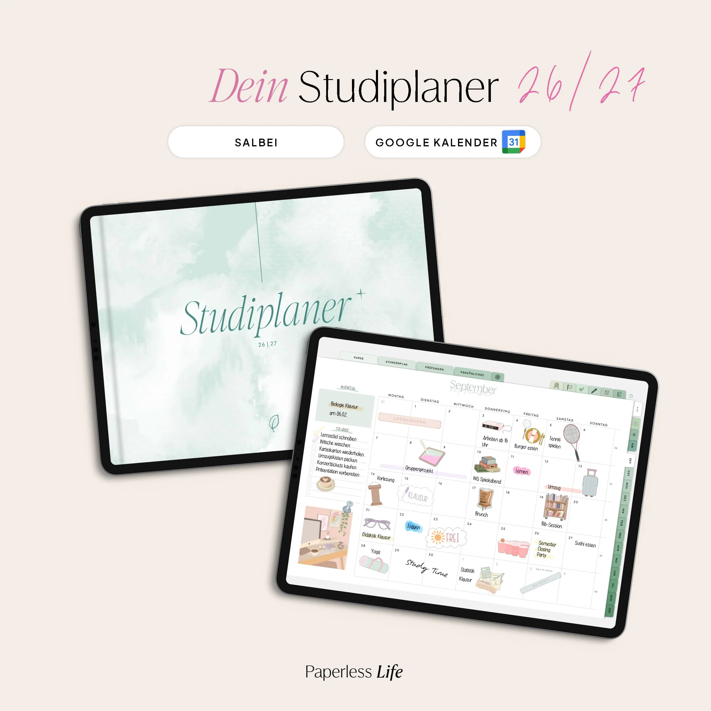 Digitaler Studienplaner 2026/27 | Study-Buddy - Image 38