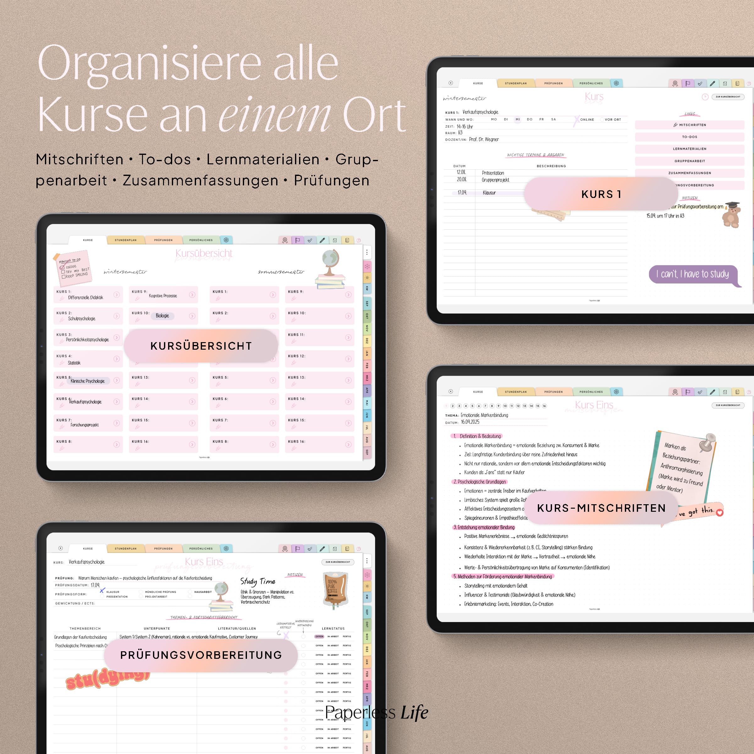 Digitaler Studienplaner 2026/27 | Study-Buddy - Image 8