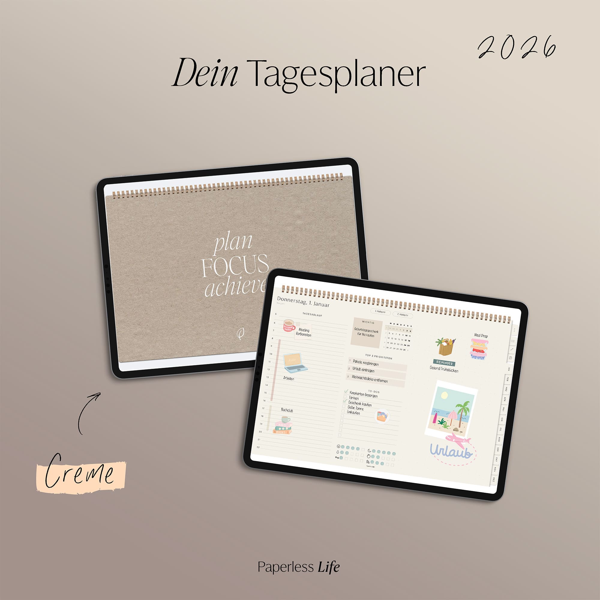 Digitaler Tagesplaner 2026 | Paperless Basics - Image 28